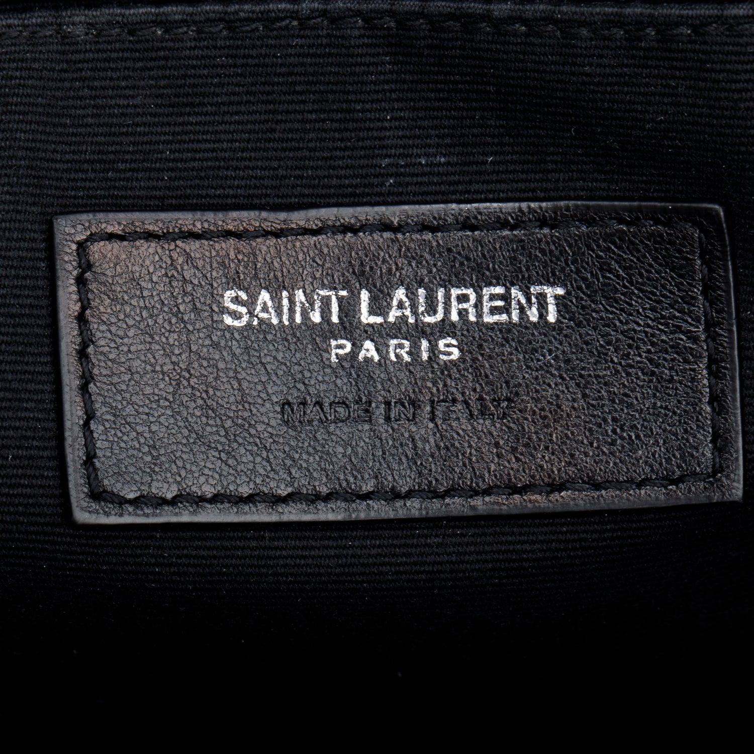 Saint Laurent Grey Calfskin Matelasse Monogram Casssandre Tablet Pouch w/ Box