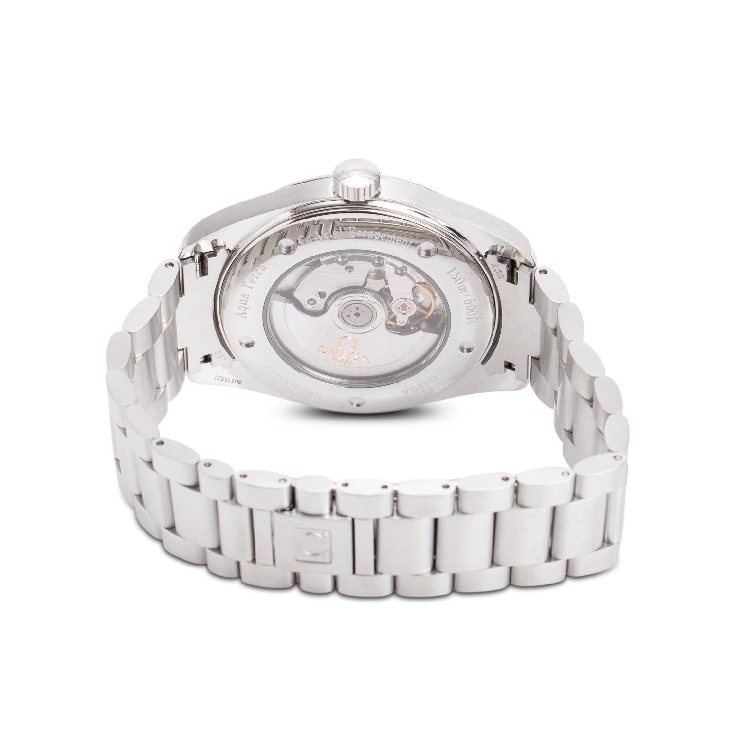 Omega Stainless Steel Seamaster Aqua Terra 42 MM Co-Axial Chronometer Automatic Watch Silver Dial w/ Box & Papers