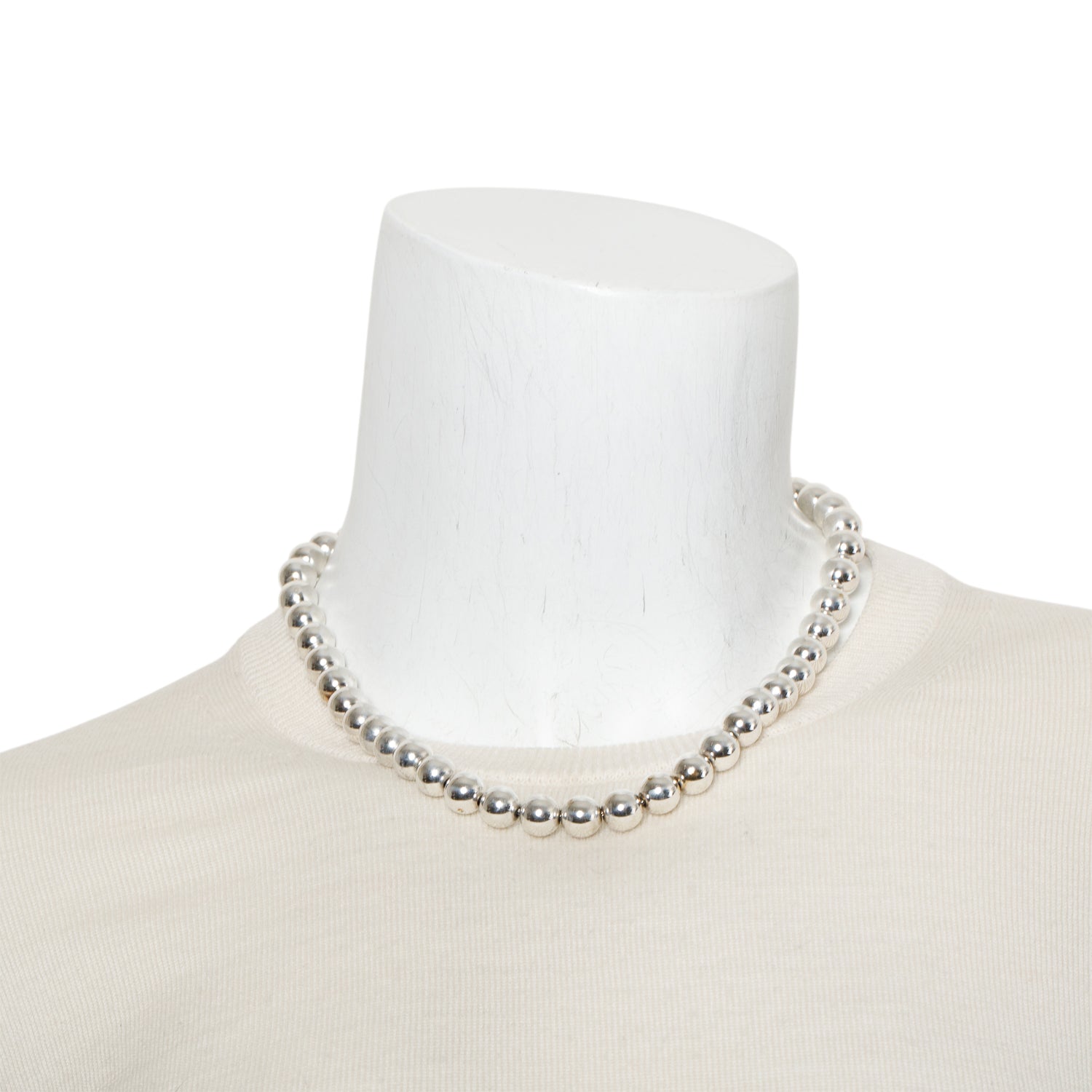 Tiffany & Co. Sterling Silver HardWear Ball Necklace