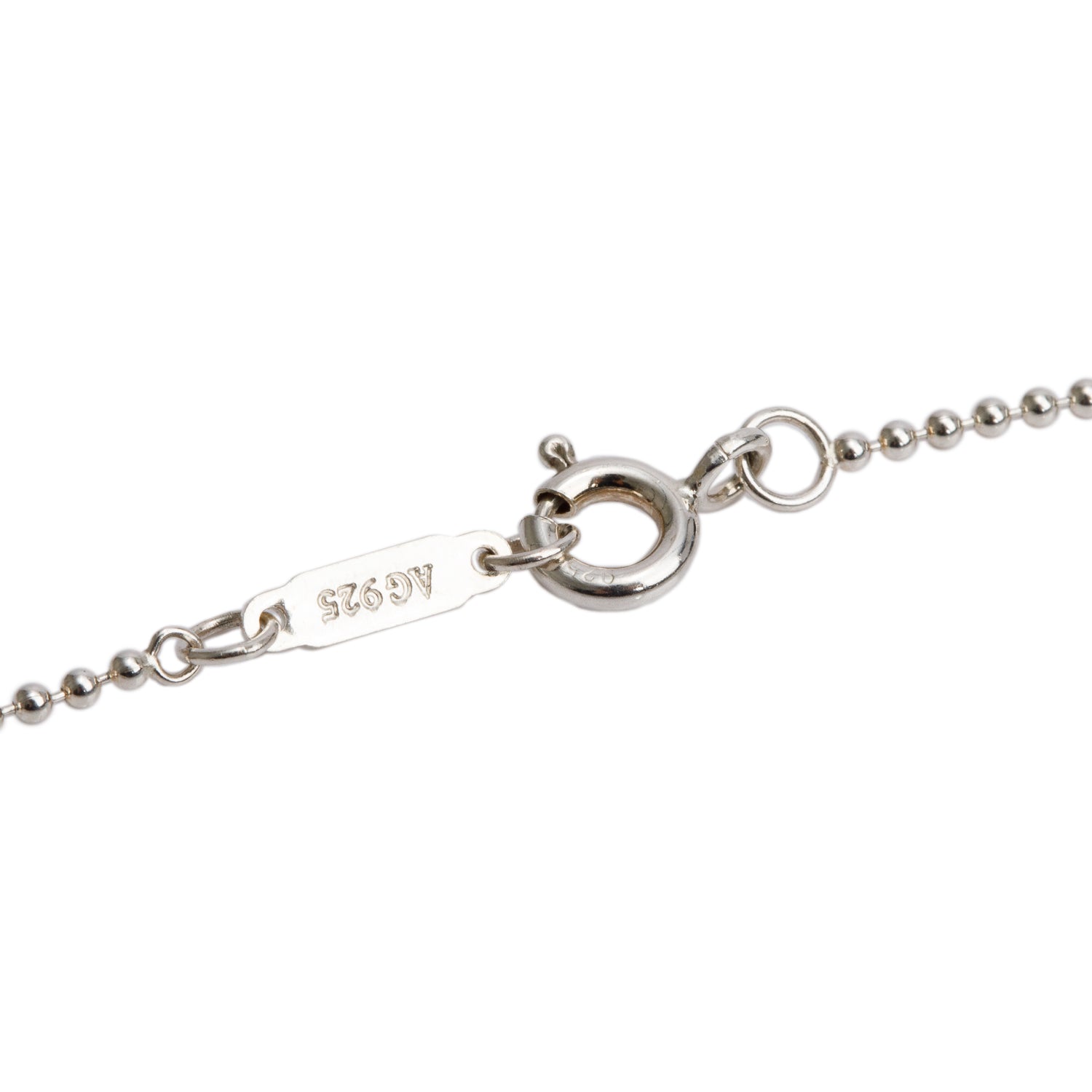 Tiffany & Co. Sterling Silver Blue Enamel Mini Heart Key Pendant Necklace