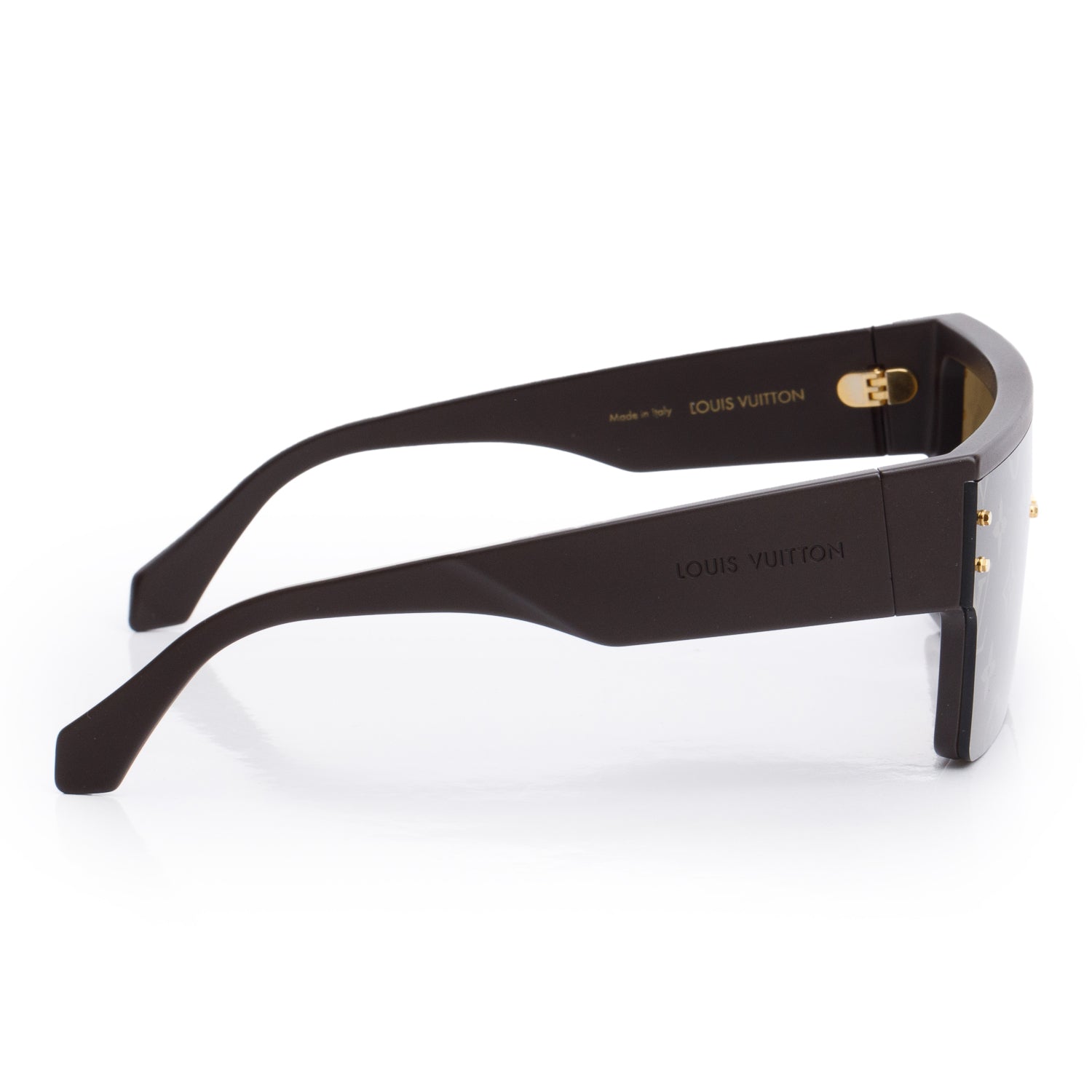 Louis Vuitton 2022 Brown Acetate LV Waimea Sunglasses w/ Box & Case