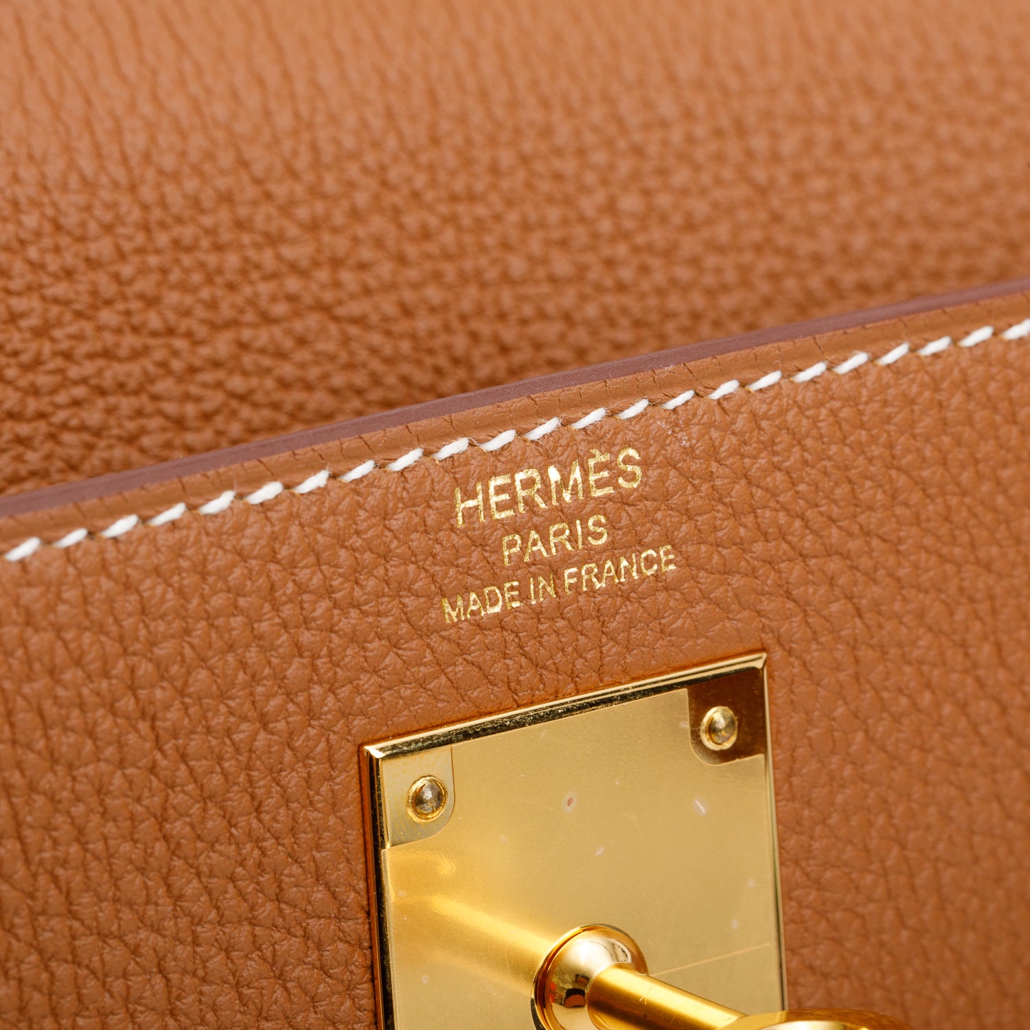 Hermes 2025 Gold Togo Kelly II Retourne 28 w/ Box & Strap