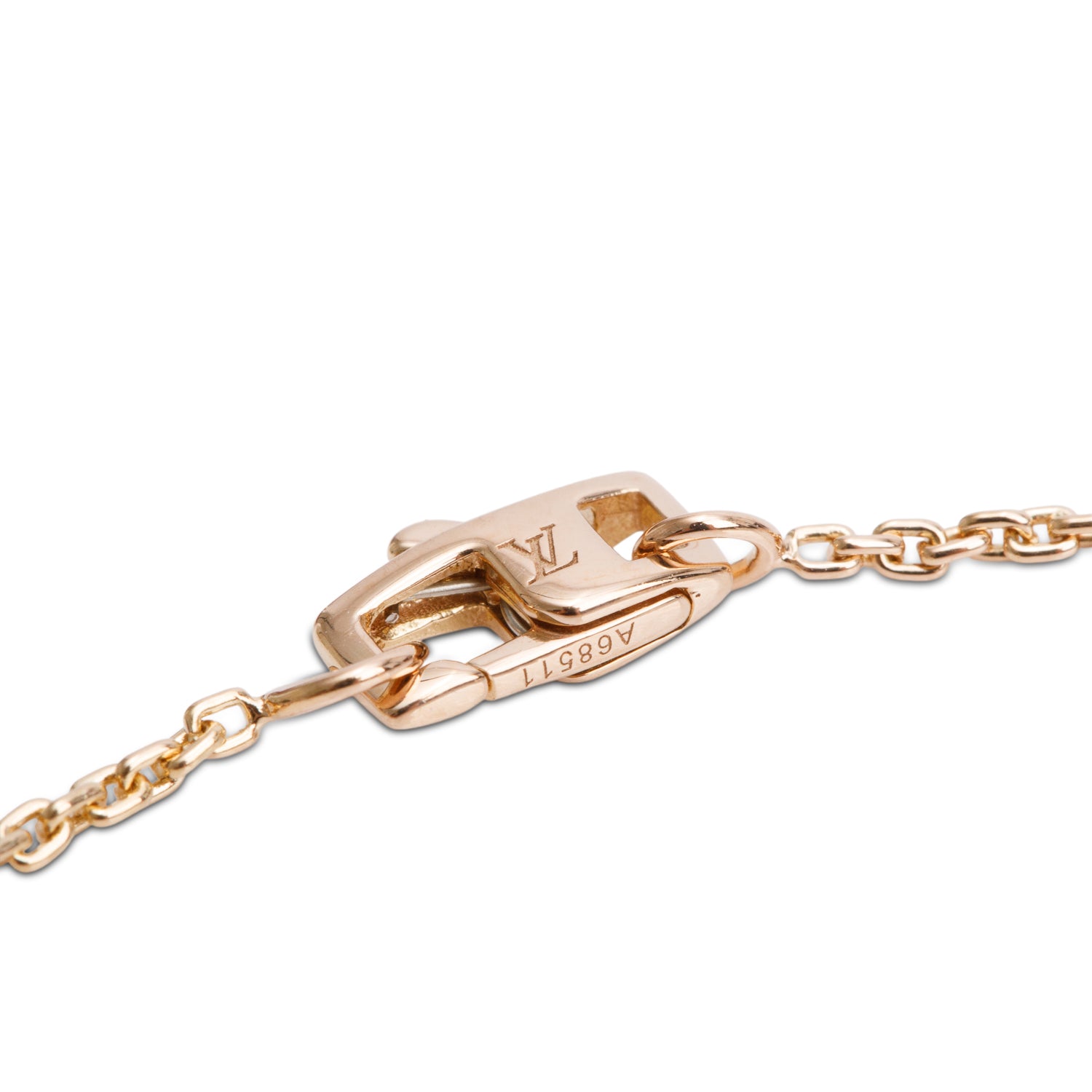 Louis Vuitton 18k Rose Gold Diamond Idylle Blossom Pendant Necklace w/ Box & Receipt