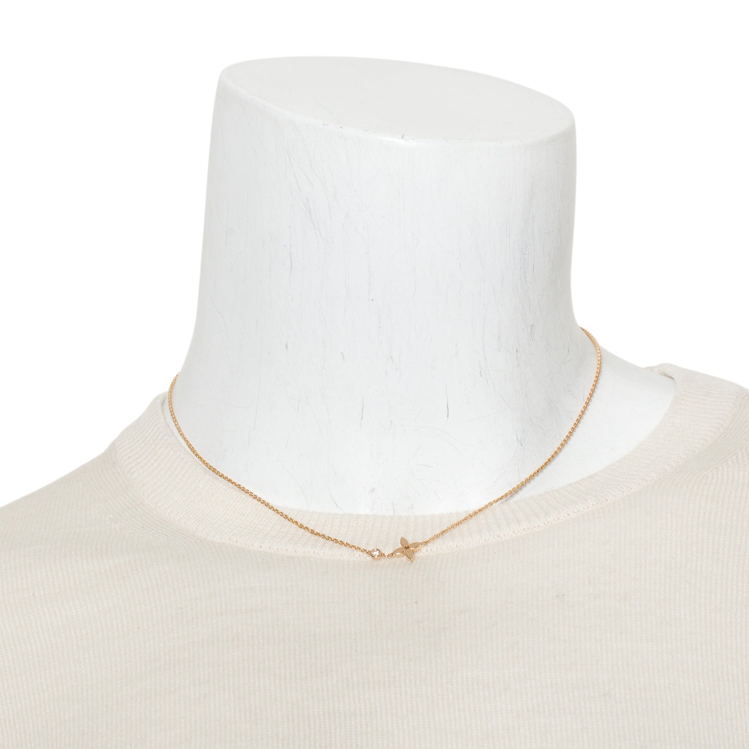 Louis Vuitton 18k Rose Gold Diamond Idylle Blossom Pendant Necklace w/ Box & Receipt