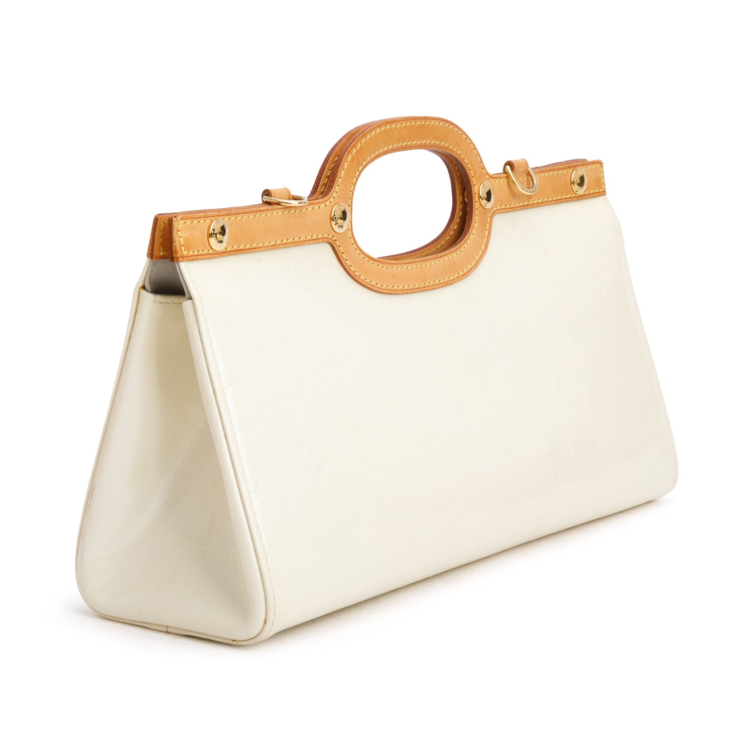 Louis Vuitton Neutral Monogram Vernis Roxbury w/ Strap