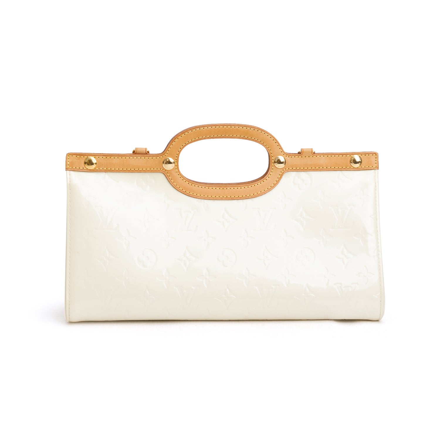 Louis Vuitton Neutral Monogram Vernis Roxbury w/ Strap
