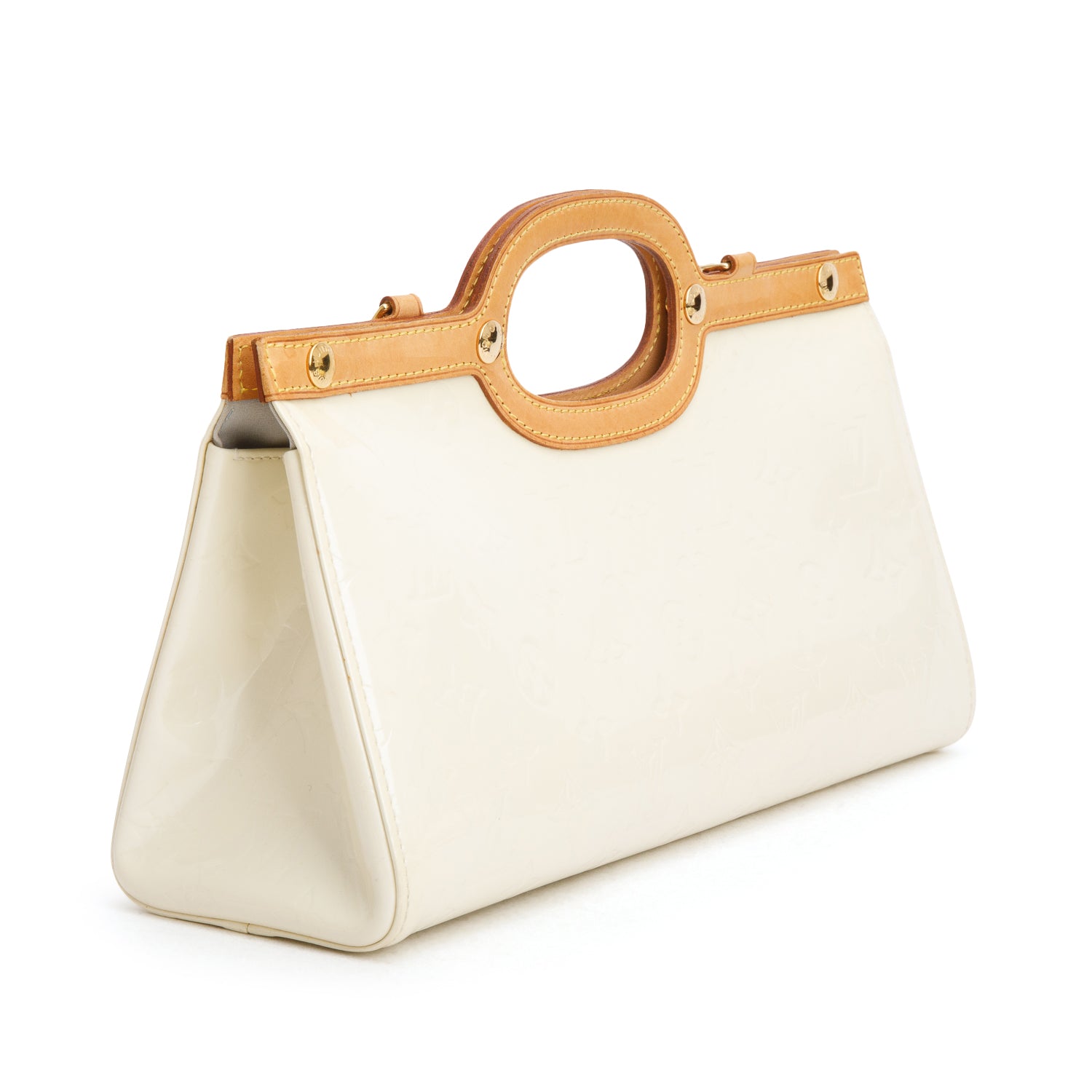 Louis Vuitton Neutral Monogram Vernis Roxbury w/ Strap