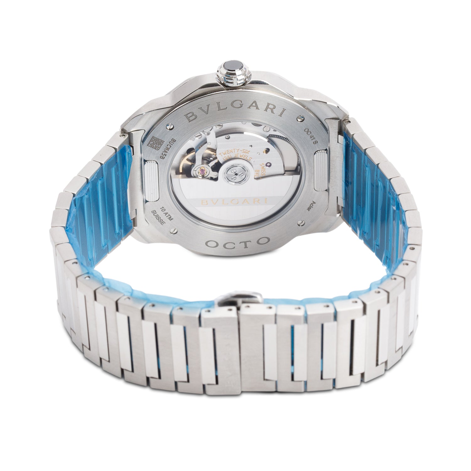 BVLGARI 2025 Stainless Steel Octo Roma 41 MM Automatic Watch Green Dial w/ Box, Papers & Extra Strap