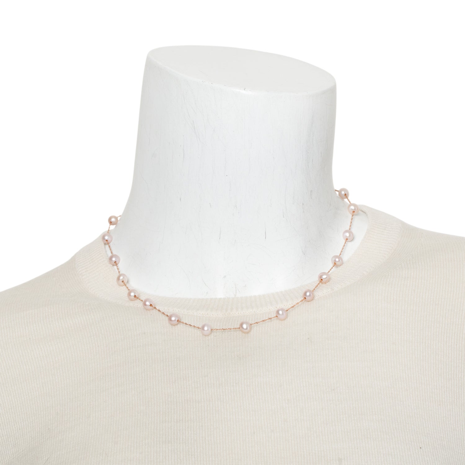 Effy 14k Rose Gold Fresh Water Pearl Necklace
