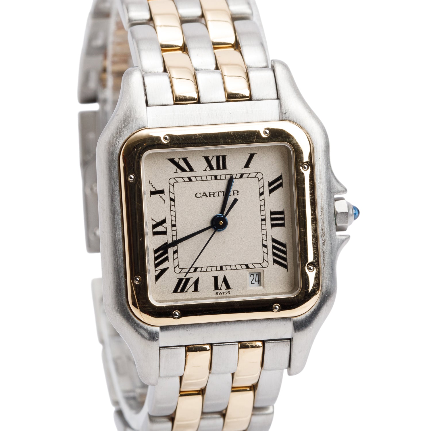 Cartier Stainless Steel & 18k Yellow Gold Panthere de Cartier Watch, Medium Model 183949