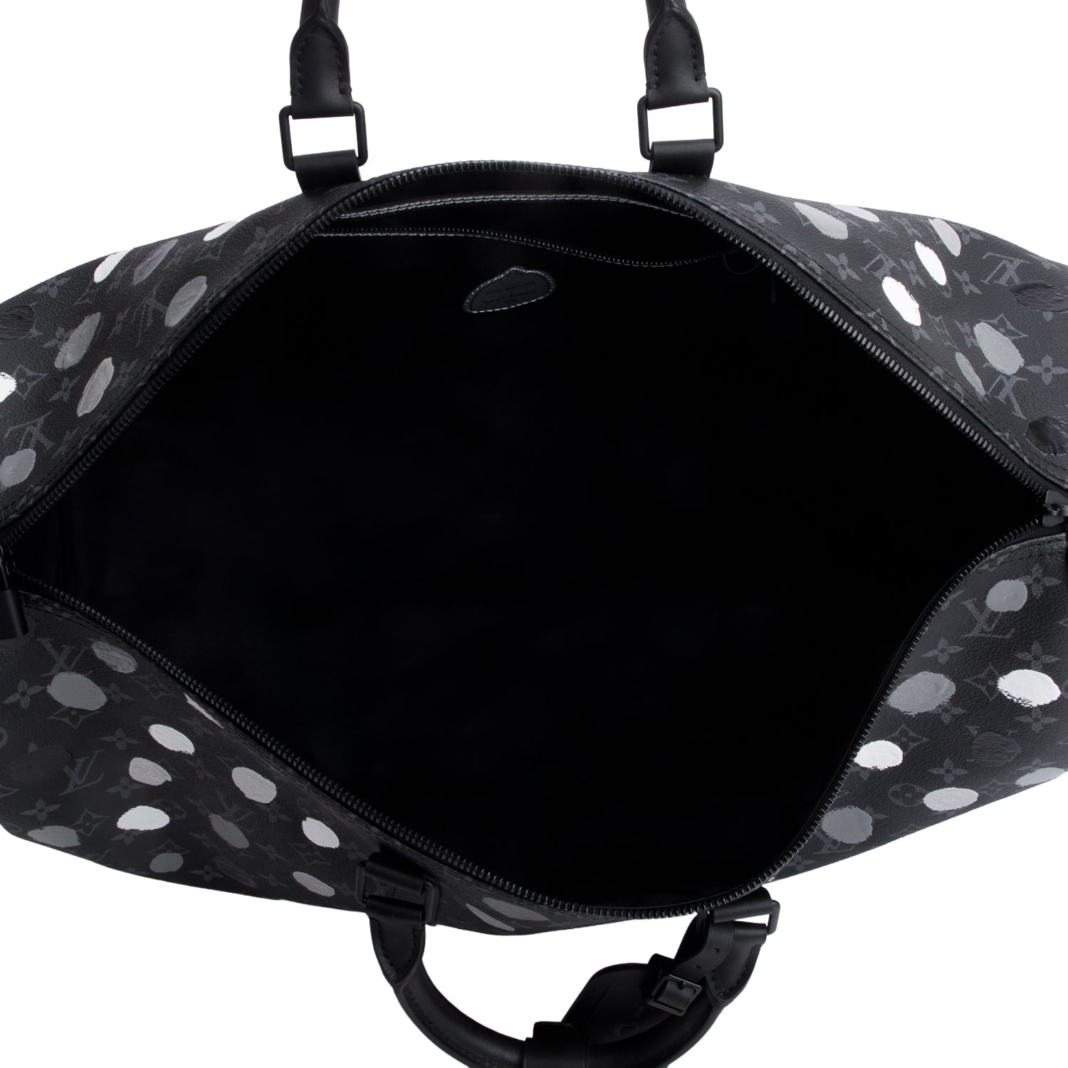 Louis Vuitton x Yayoi Kusama 2023 Monogram Eclipse Painted Dots Keepall Bandouliere 55 w/ Strap & Box