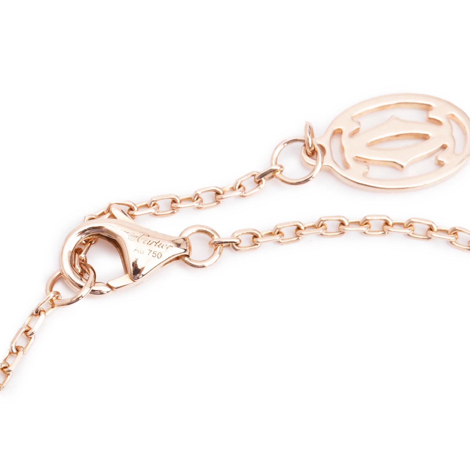 Cartier 18k Rose Gold Diamond D'Amour Bracelet, Small Model w/ Box