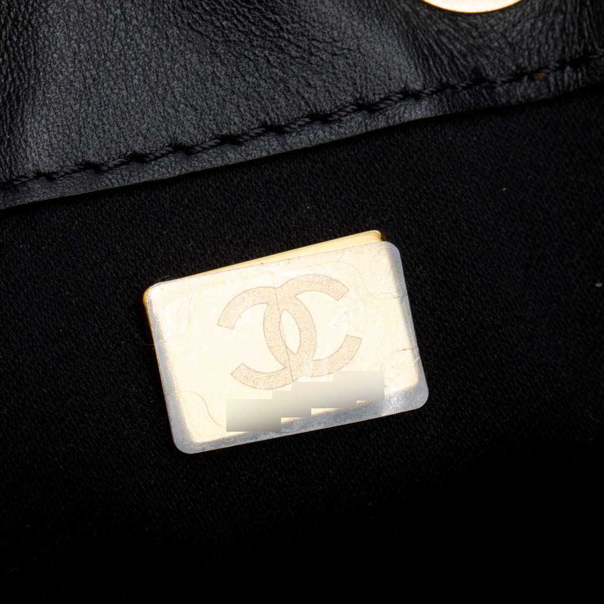 Chanel Black Suede Mini 25 Handbag w/ Box
