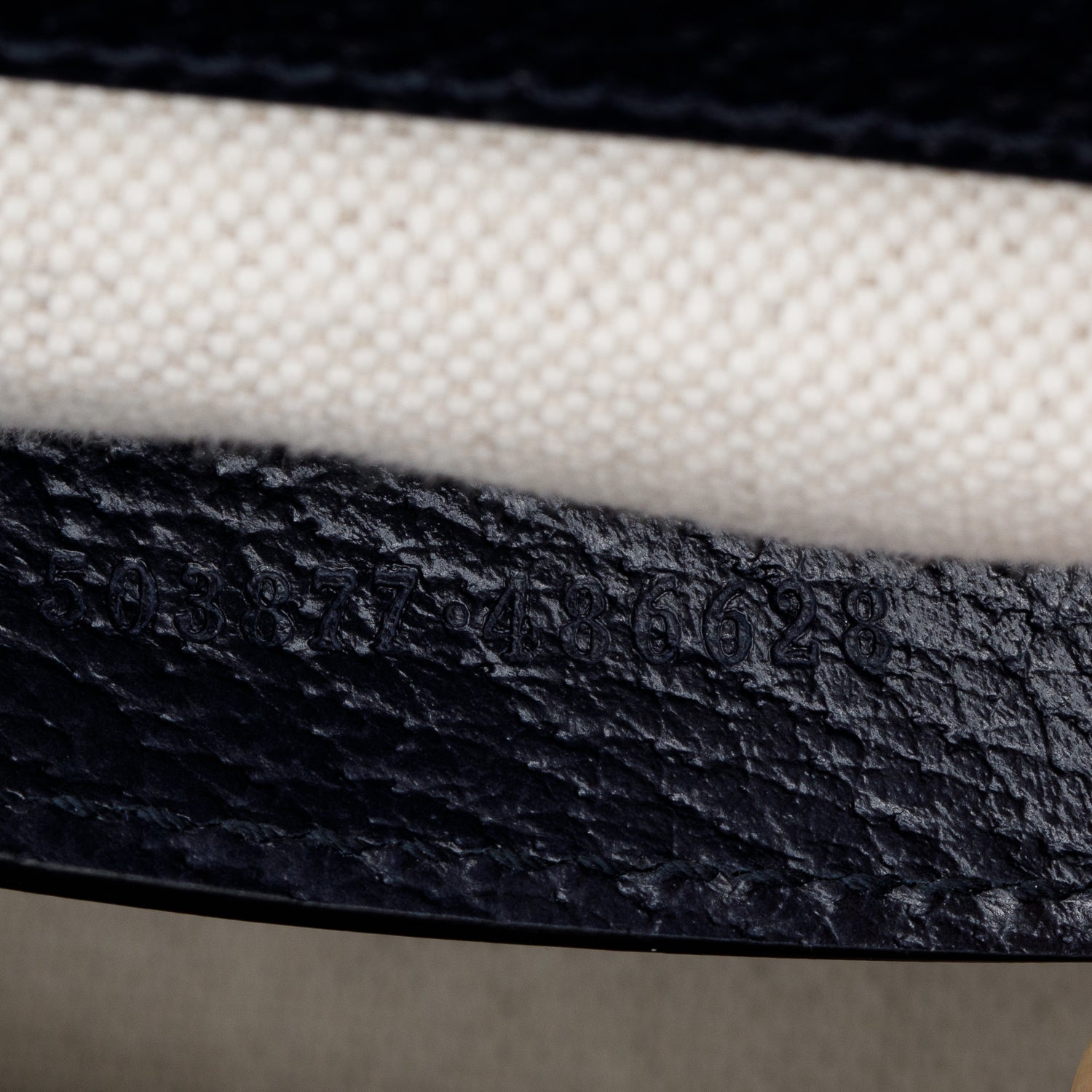 Gucci Black GG Supreme Monogram Textured Calfskin Web Medium Ophidia Chain Shoulder Bag w/ Box