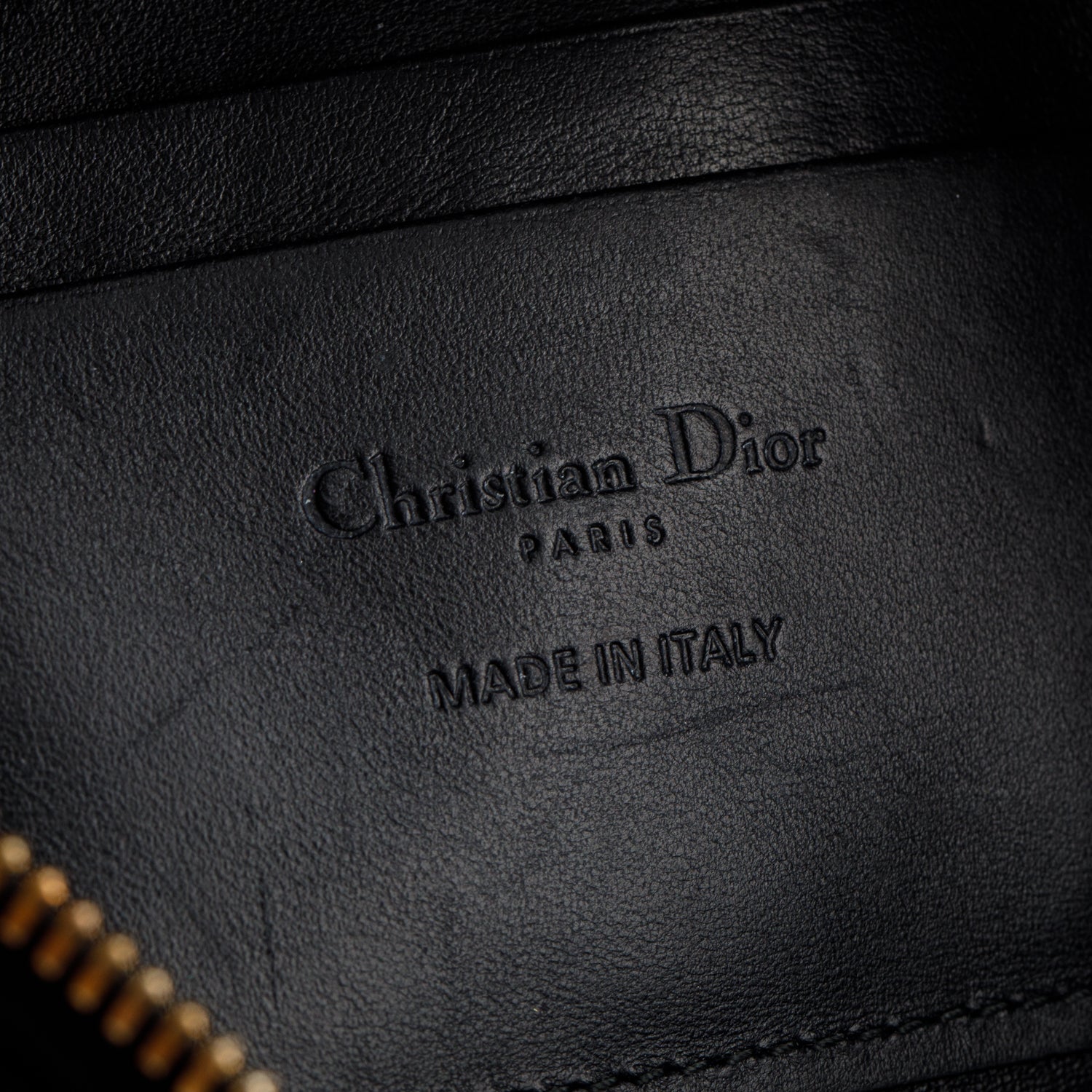 Christian Dior 2025 Black Macrocannage Lambskin Diorstar Hobo Bag w/ Box & Receipt
