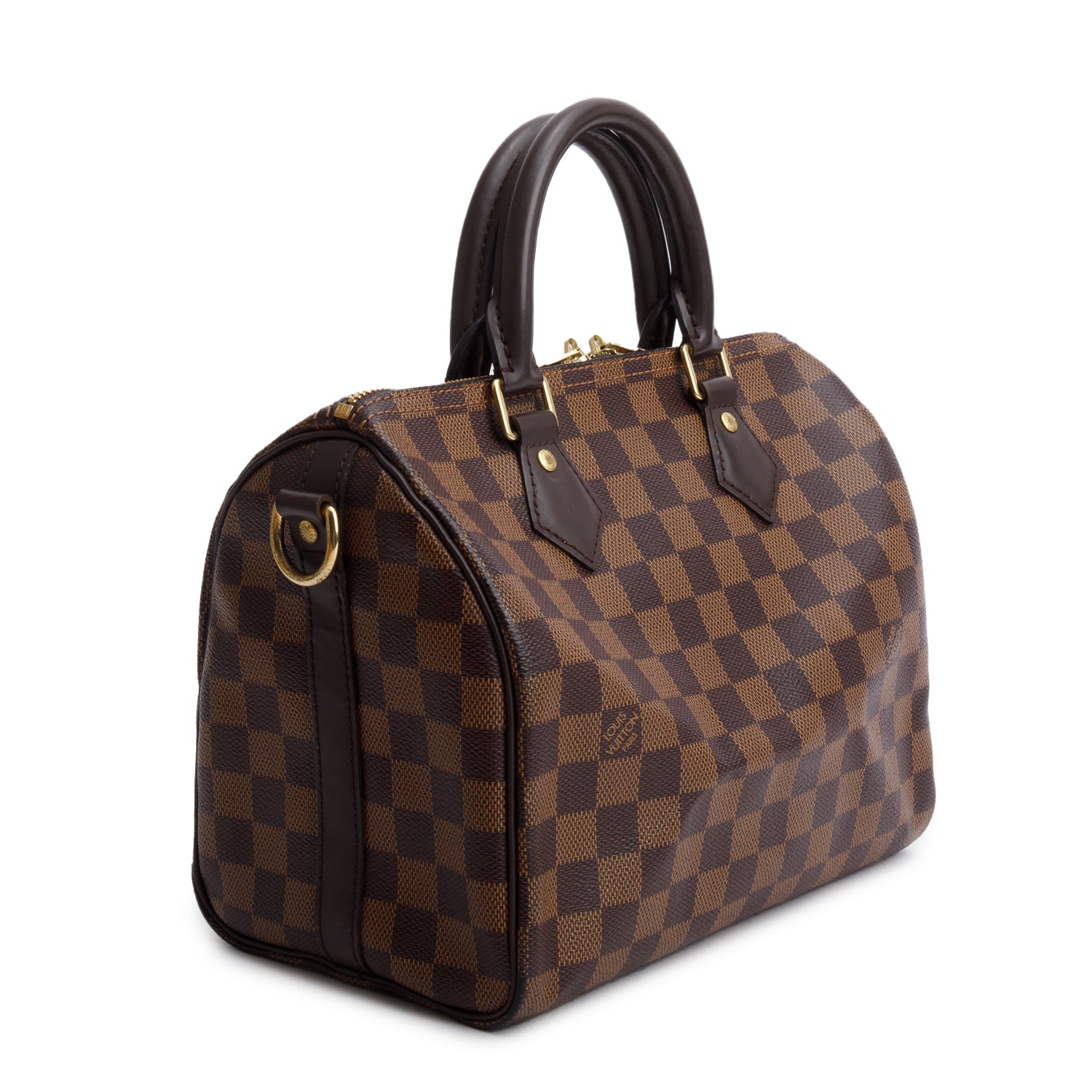 Louis Vuitton 2020 Damier Ebene Speedy Bandouliere 25 w/ Box & Strap