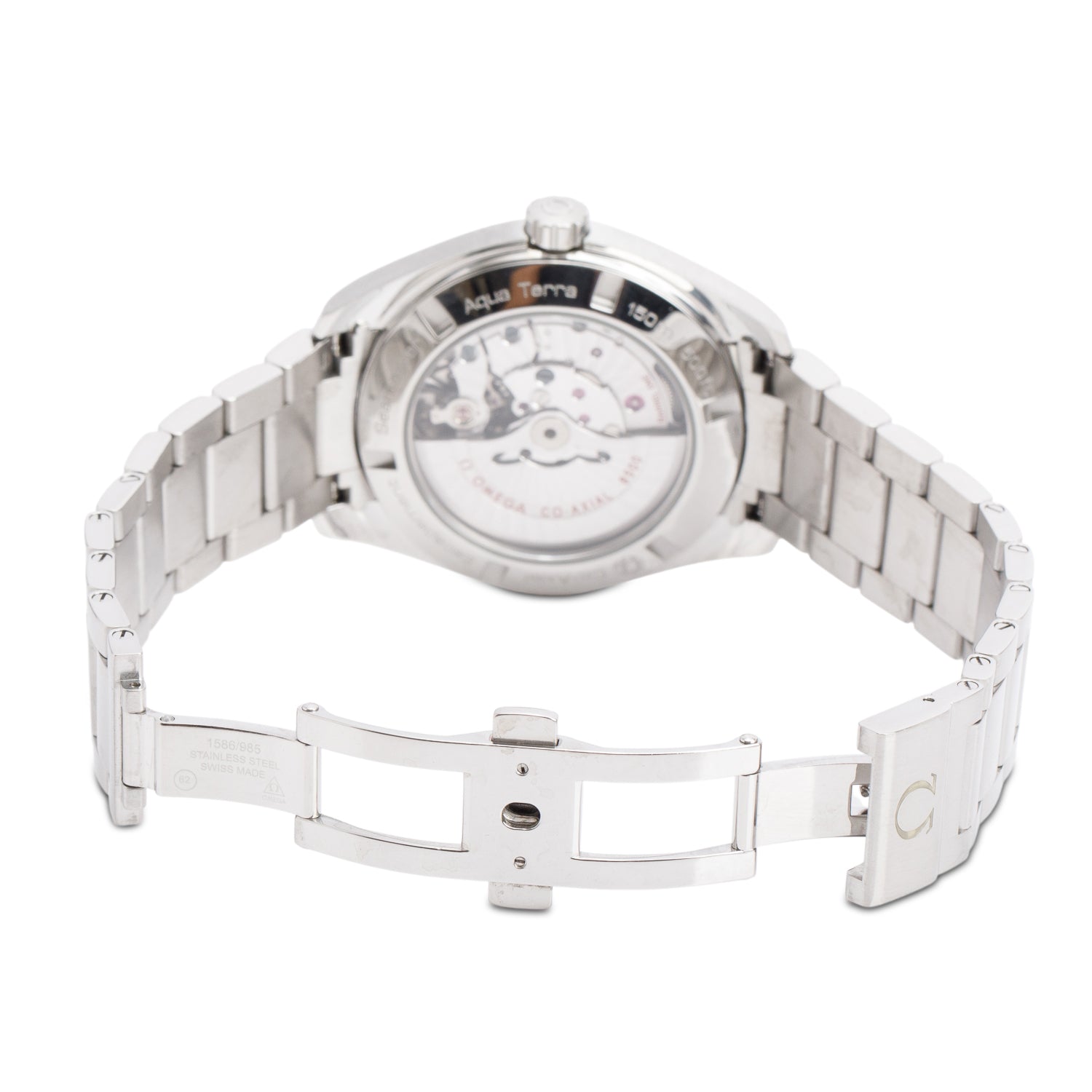 Omega Stainless Steel Seamaster Aqua Terra 150M 41.5 MM Automatic Watch Grey Dial w/ Box & Papers