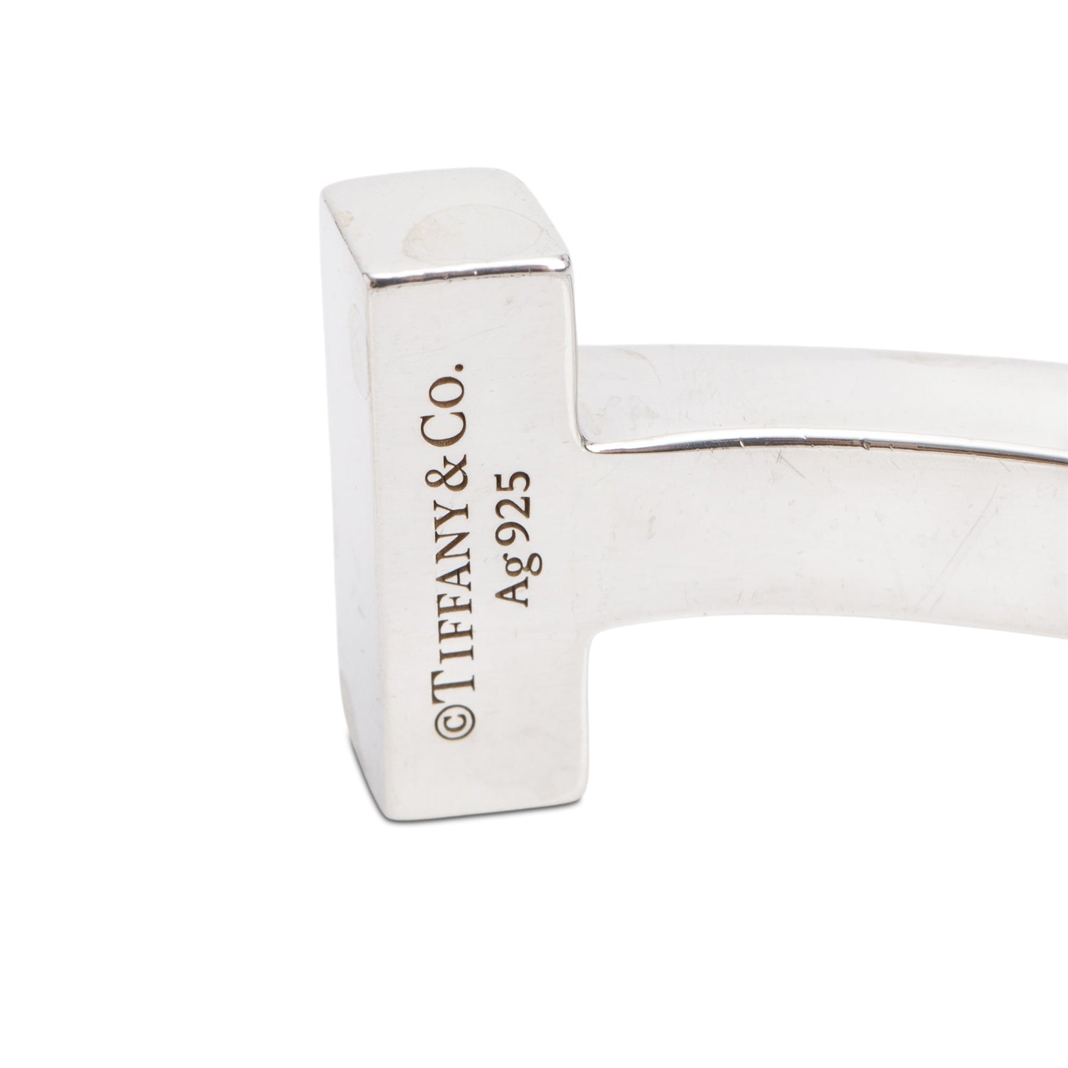 Tiffany & Co. Sterling Silver T Square Bracelet w/ Box