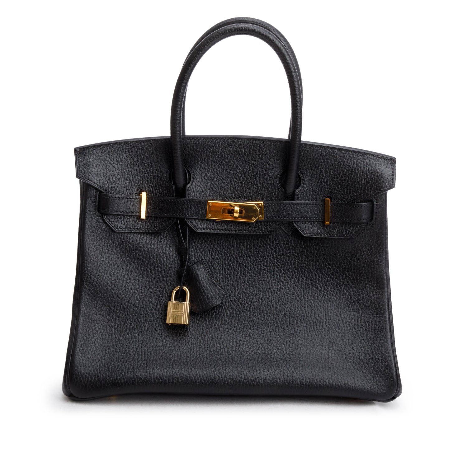 Hermes Vintage Noir Clemence Birkin 30