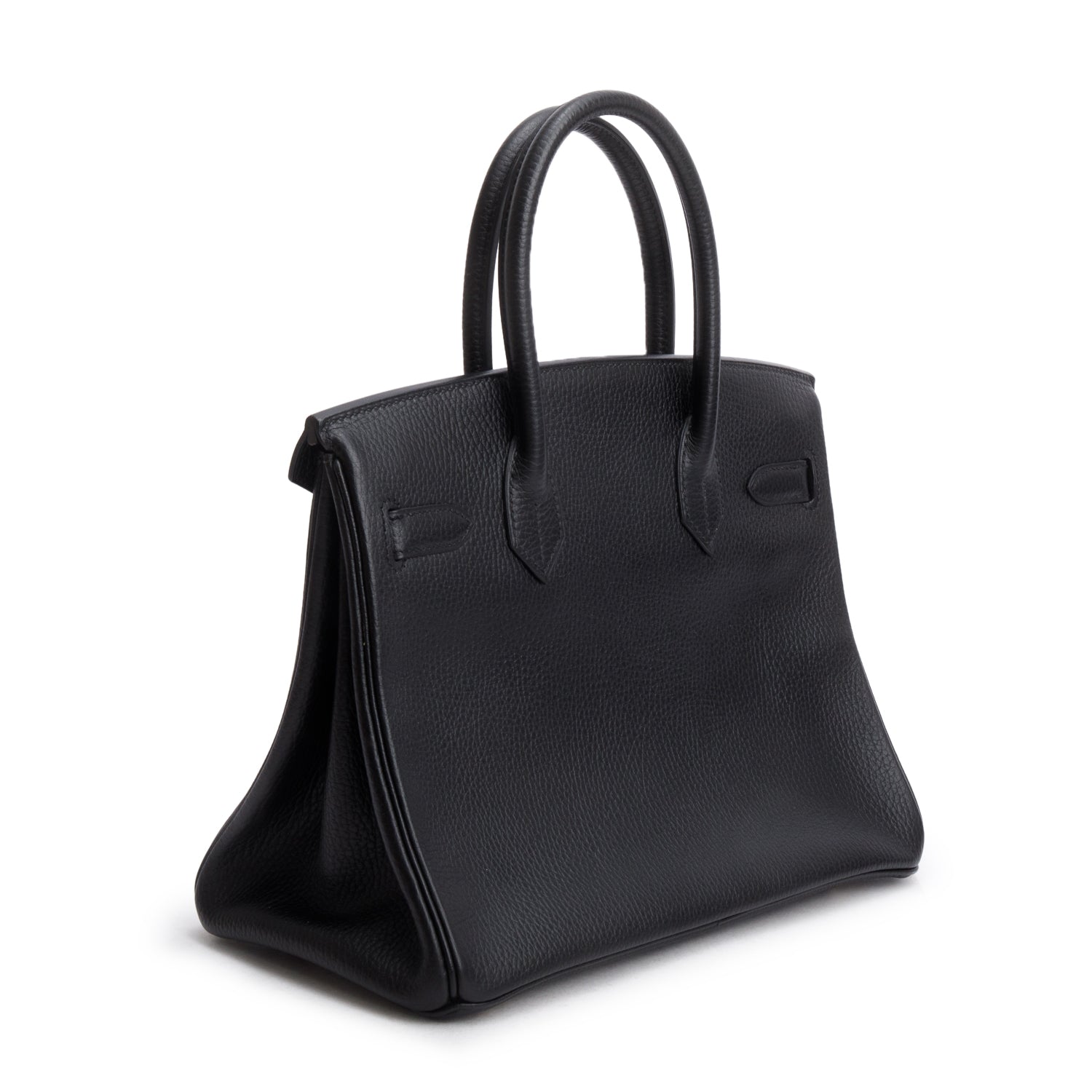 Hermes Vintage Noir Clemence Birkin 30