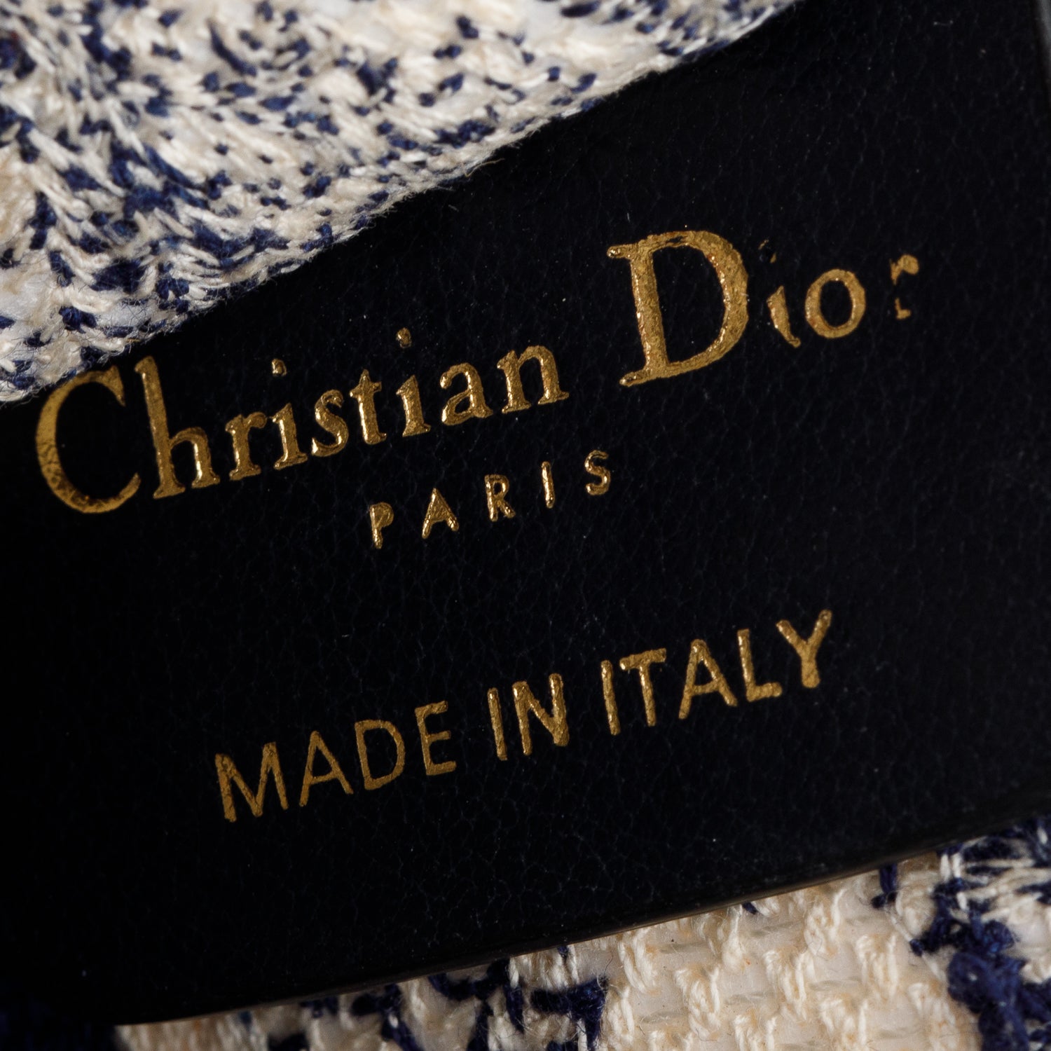 Christian Dior 2020 Blue Canvas Embroidered Mini Toile De Jouy Book Tote