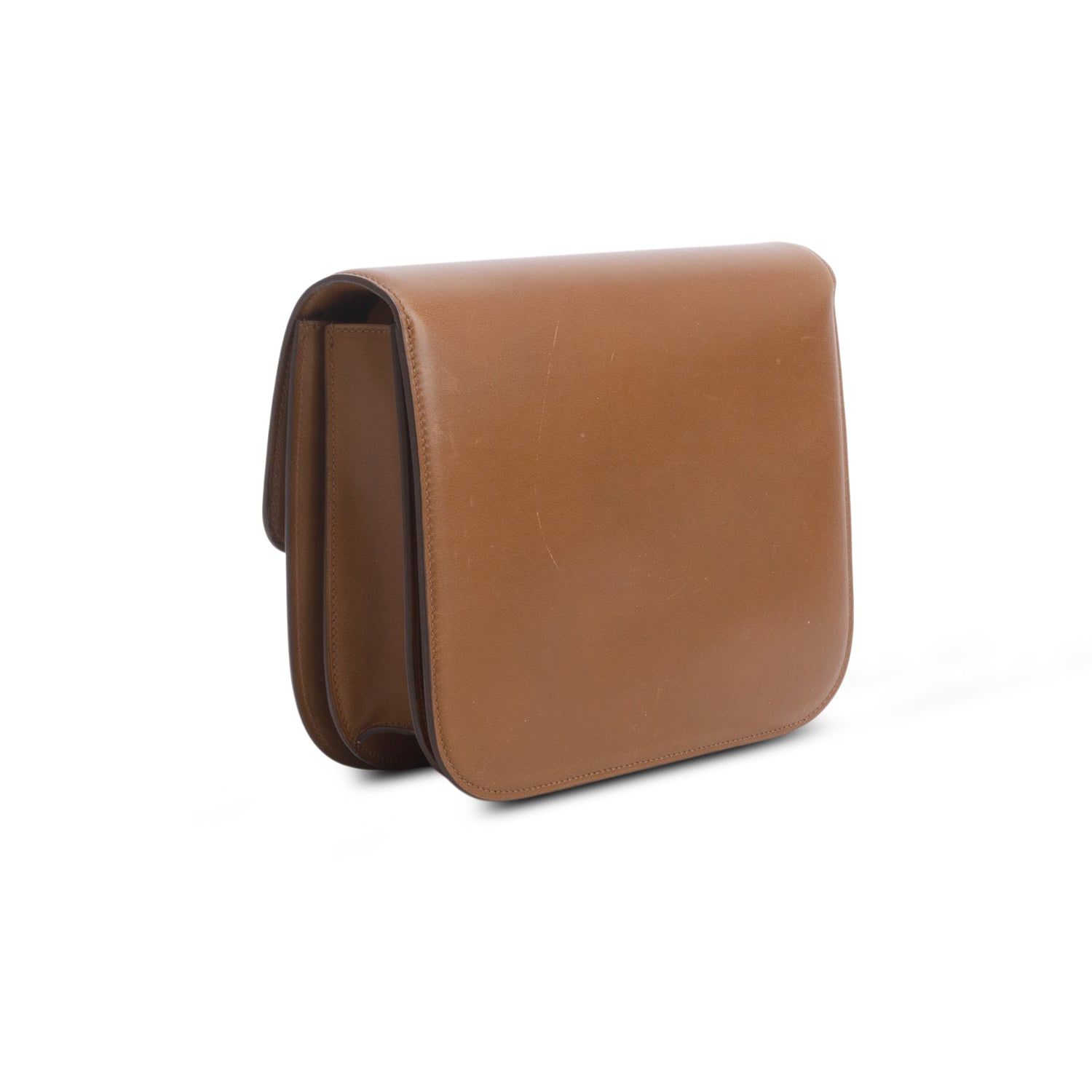 Celine Brown Box Calfskin Medium Classic Box Flap Bag