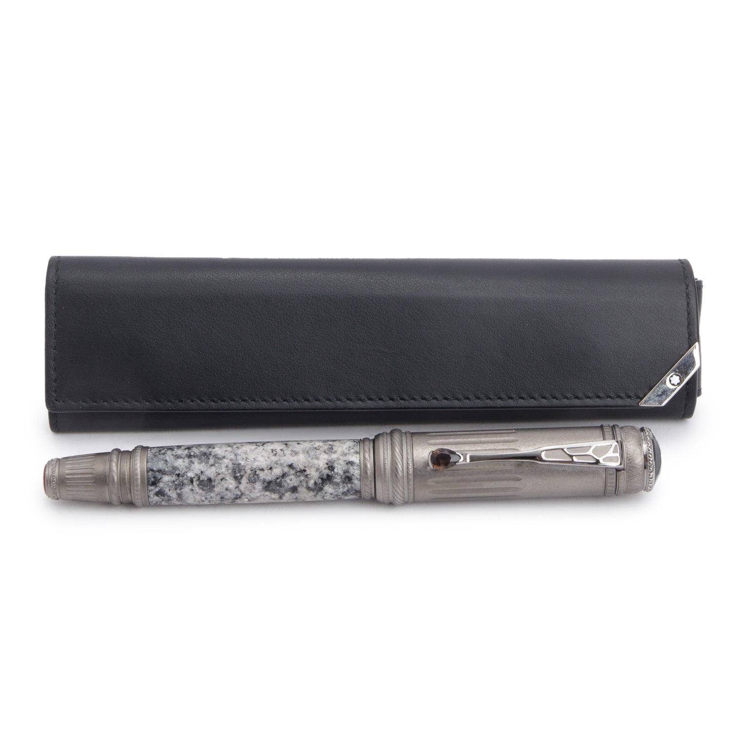 Montblanc Gun-Metal Ruthenium Limited Edition Patron of Art Hommage à Scipione Borghese Fountain Pen w/ Case