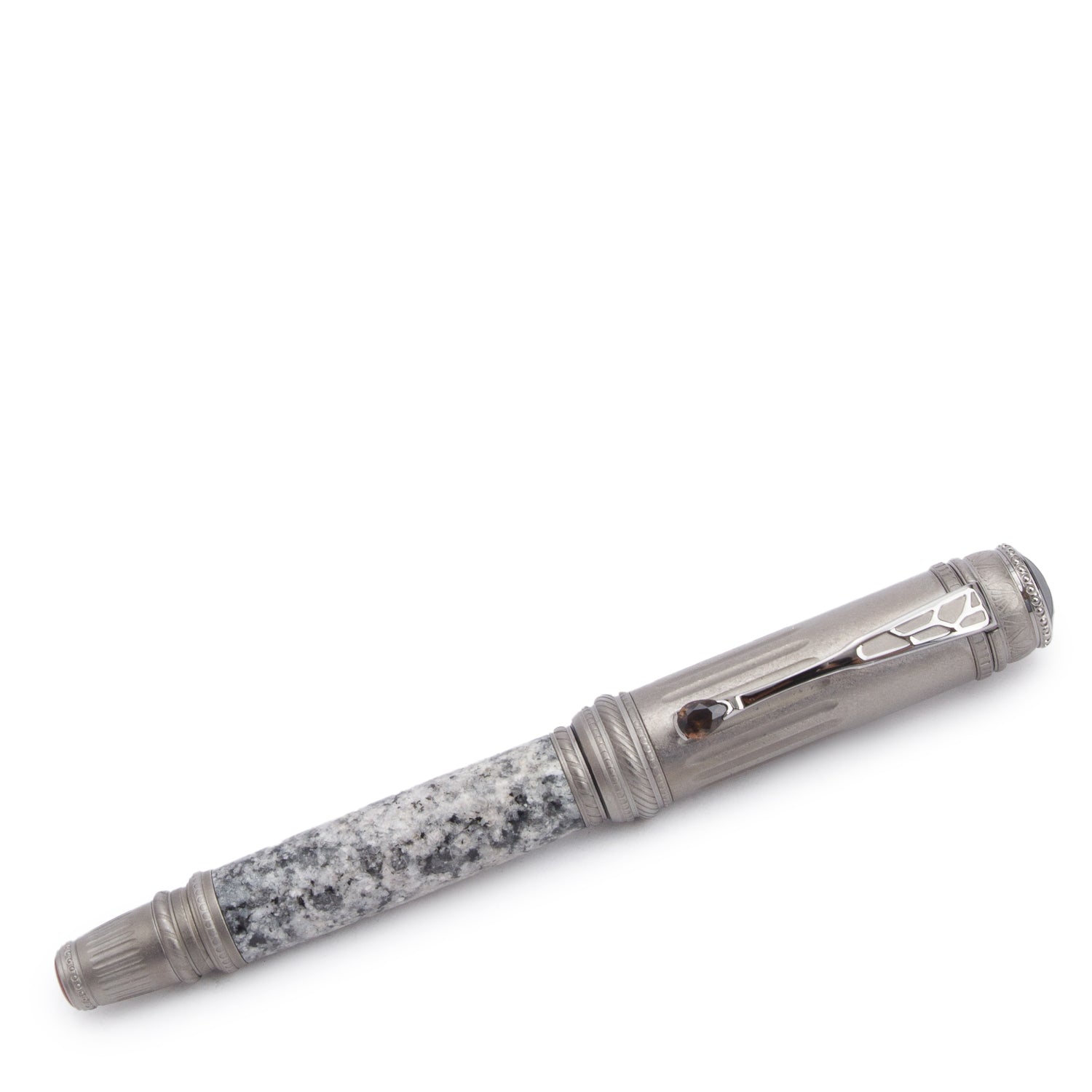 Montblanc Gun-Metal Ruthenium Limited Edition Patron of Art Hommage à Scipione Borghese Fountain Pen w/ Case