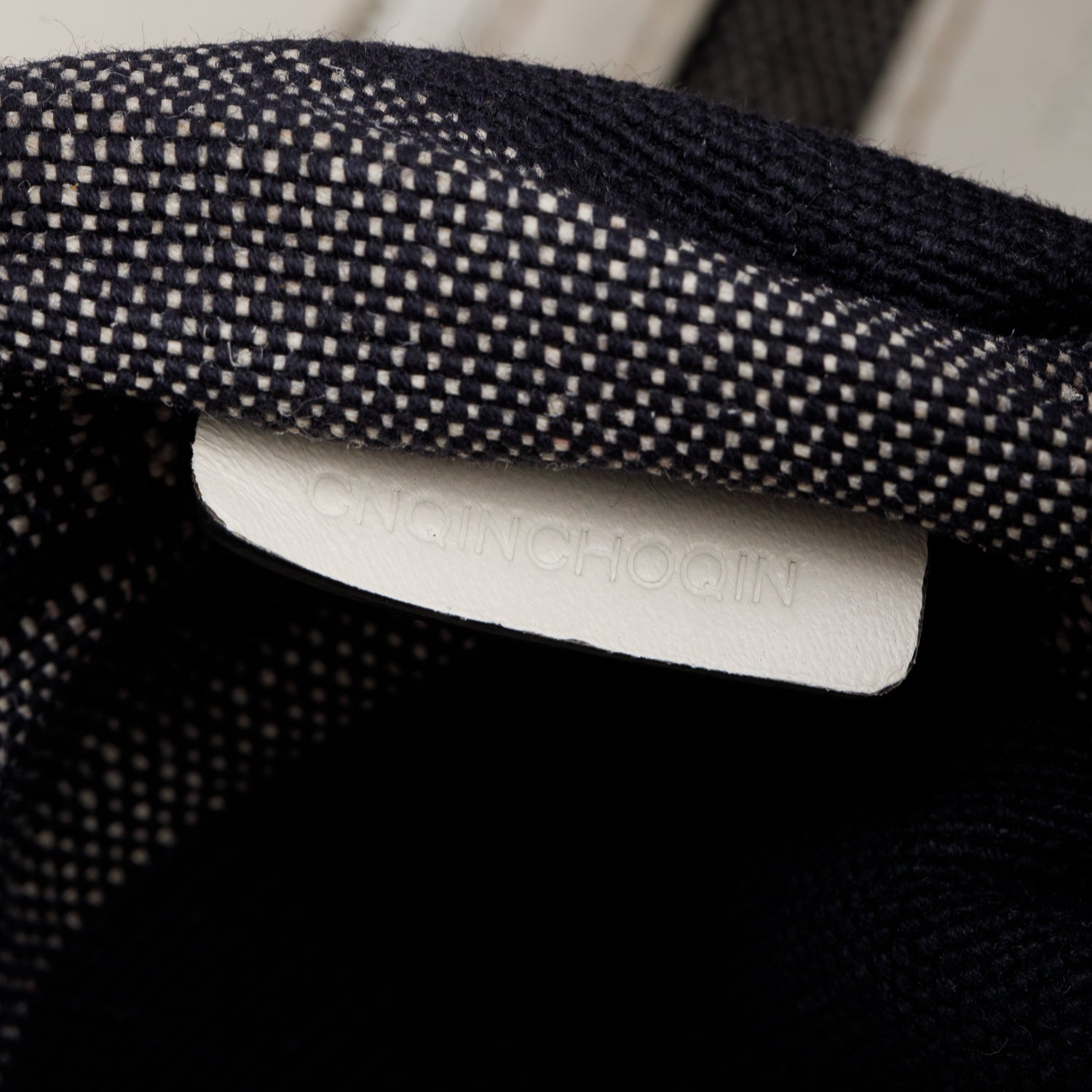 Burberry Navy Canvas Ashby Mega Check Bucket Bag w/ Pouch & Strap