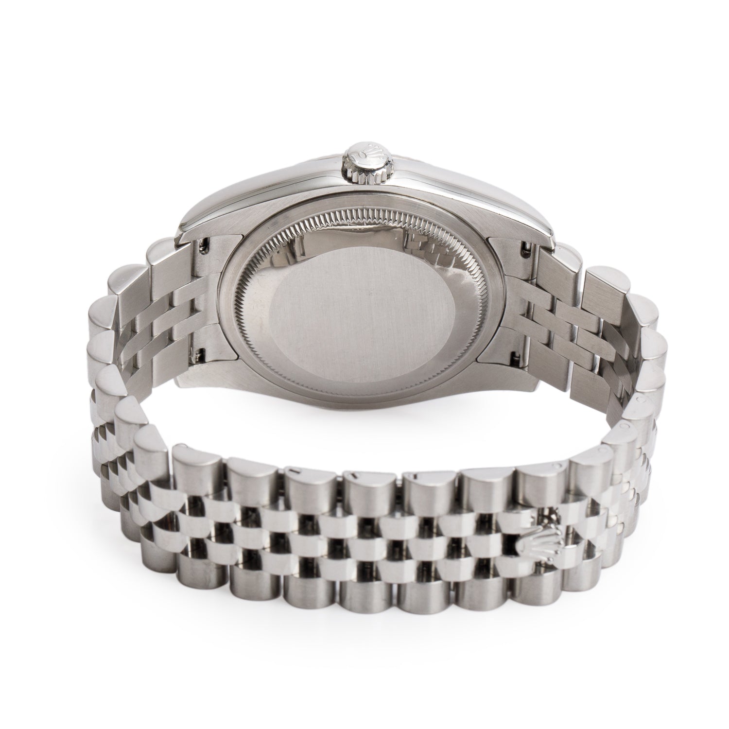 Rolex Stainless Steel Datejust 36 MM Automatic Watch Silver Roman Dial 116234 w/ Box