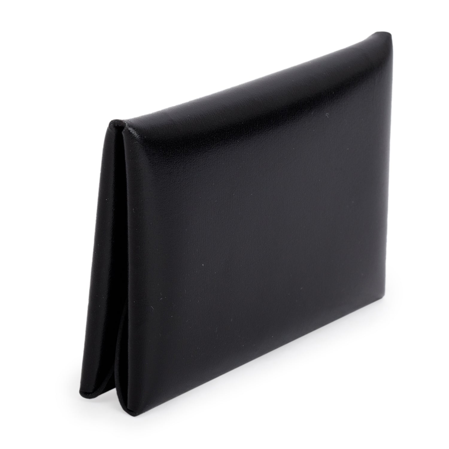Hermes 2024 Noir Box Calvi Duo Compact Verso Card Holder w/ Box