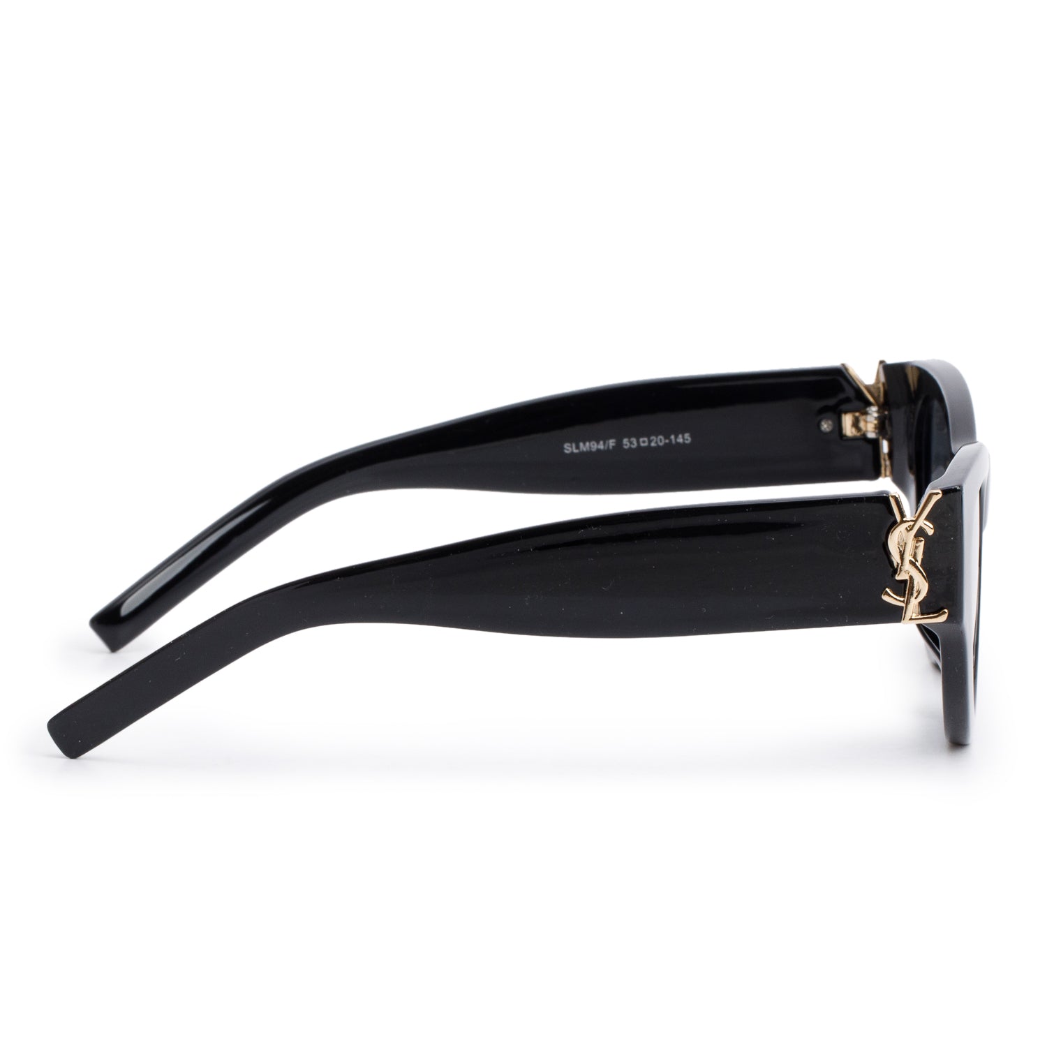 Saint Laurent SLM94/F Black Acetate Cat Eye Sunglasses w/ Box & Case