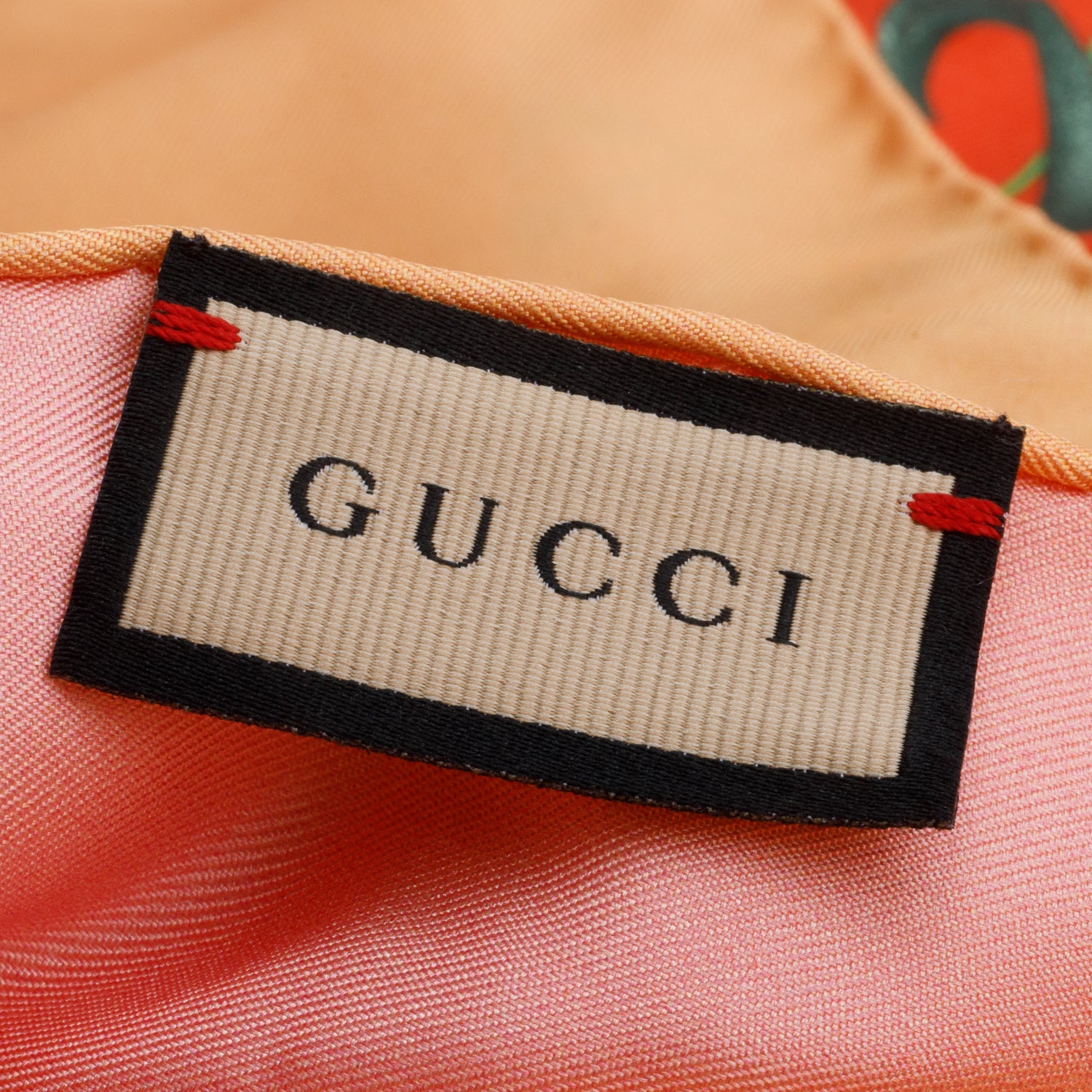 Gucci Multicolor Flora Print Silk Scarf