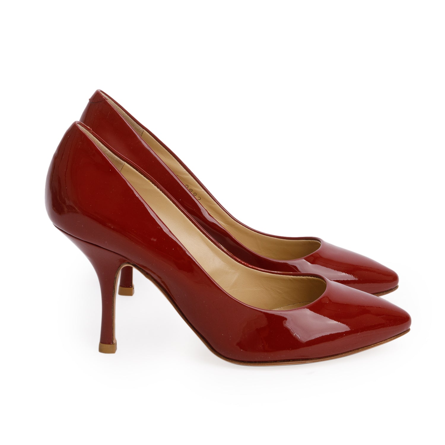 Gisueppe Zanotti Red Patent Leather Lucrezia Pumps, Size 36
