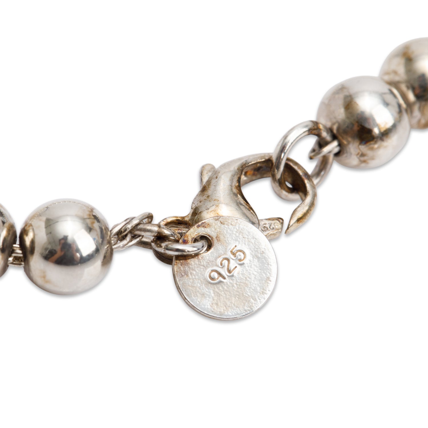Tiffany & Co. Sterling Silver HardWear Graduated Ball Necklace