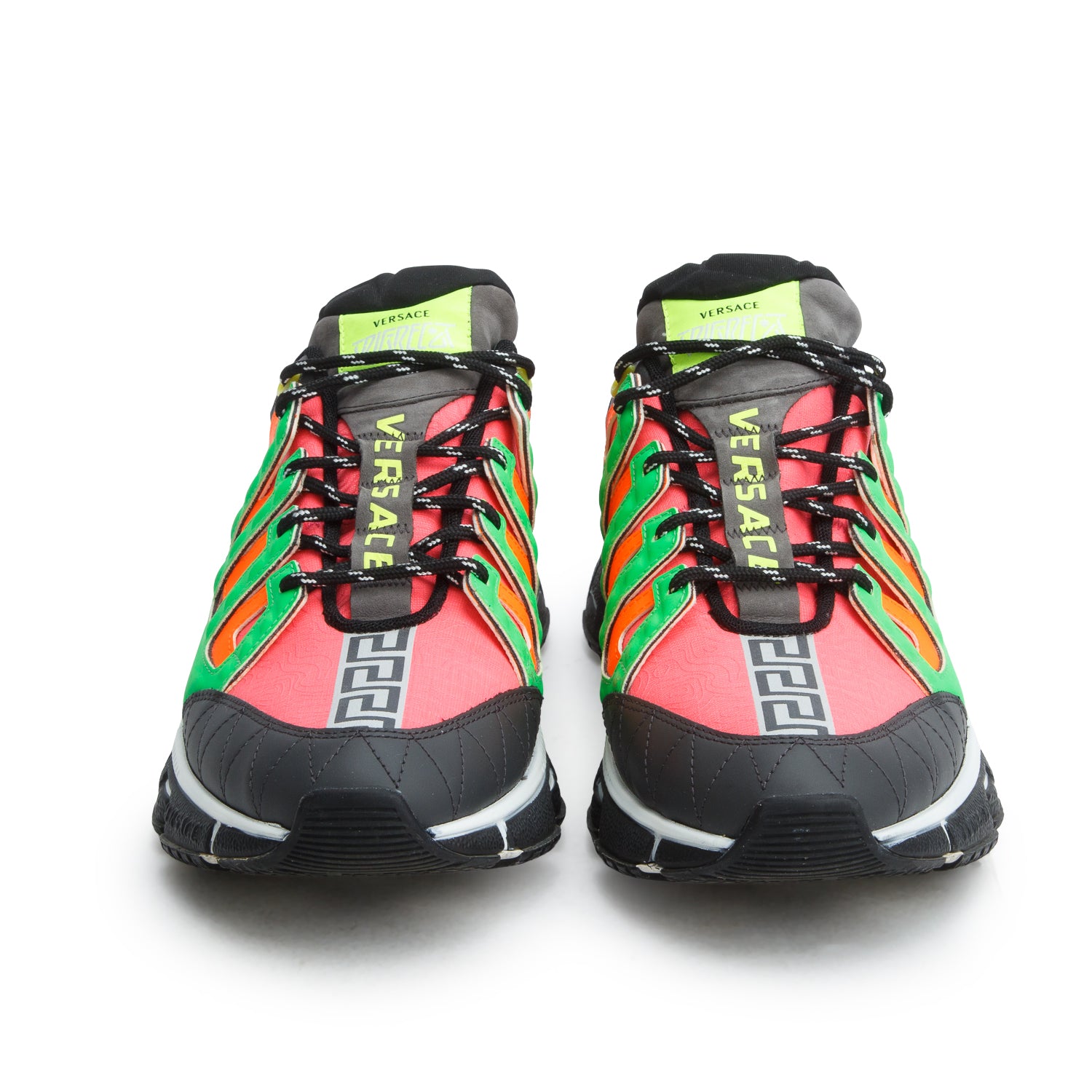 Versace Multicolor Trigeca Low Top Sneakers, Men's Size 43
