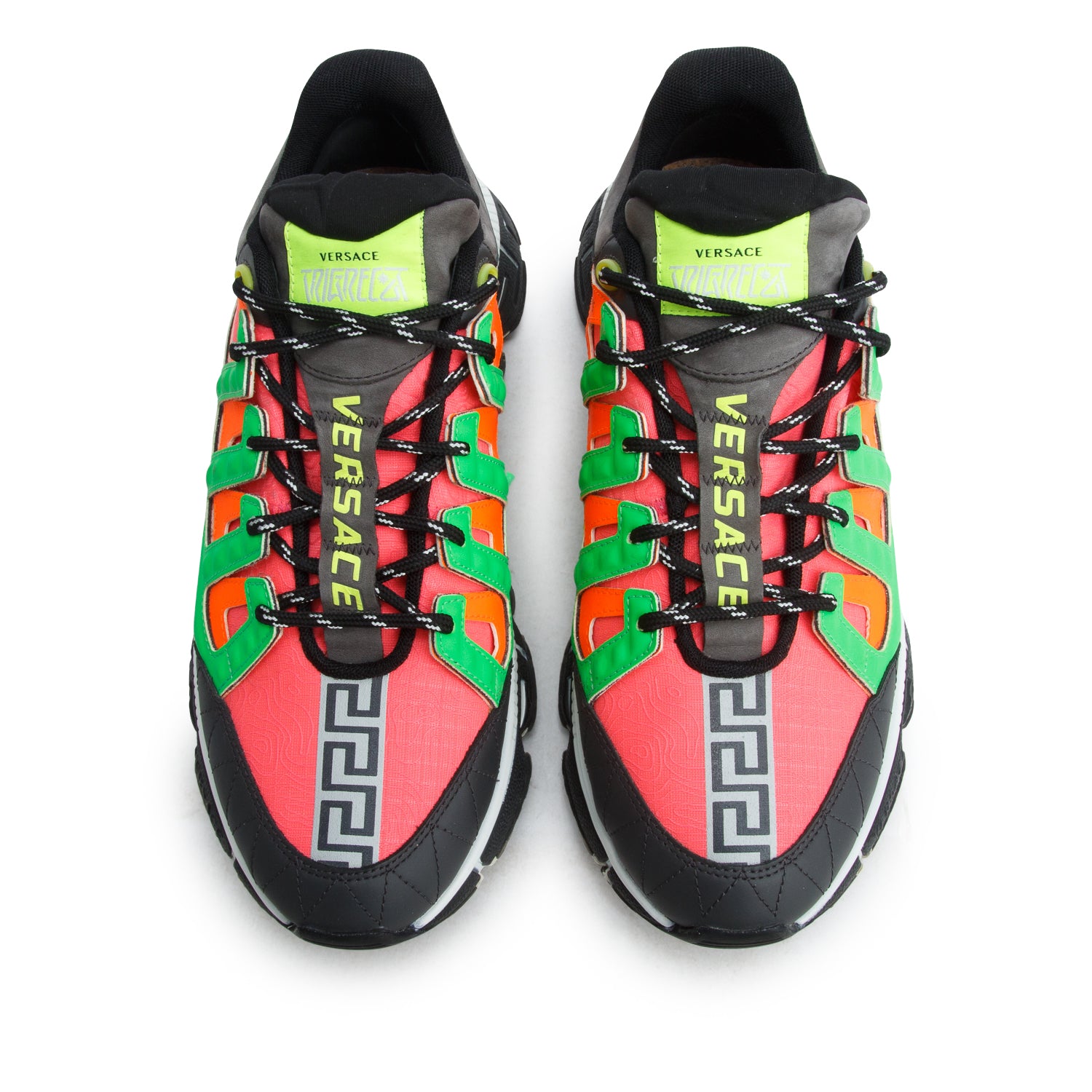 Versace Multicolor Trigeca Low Top Sneakers, Men's Size 43