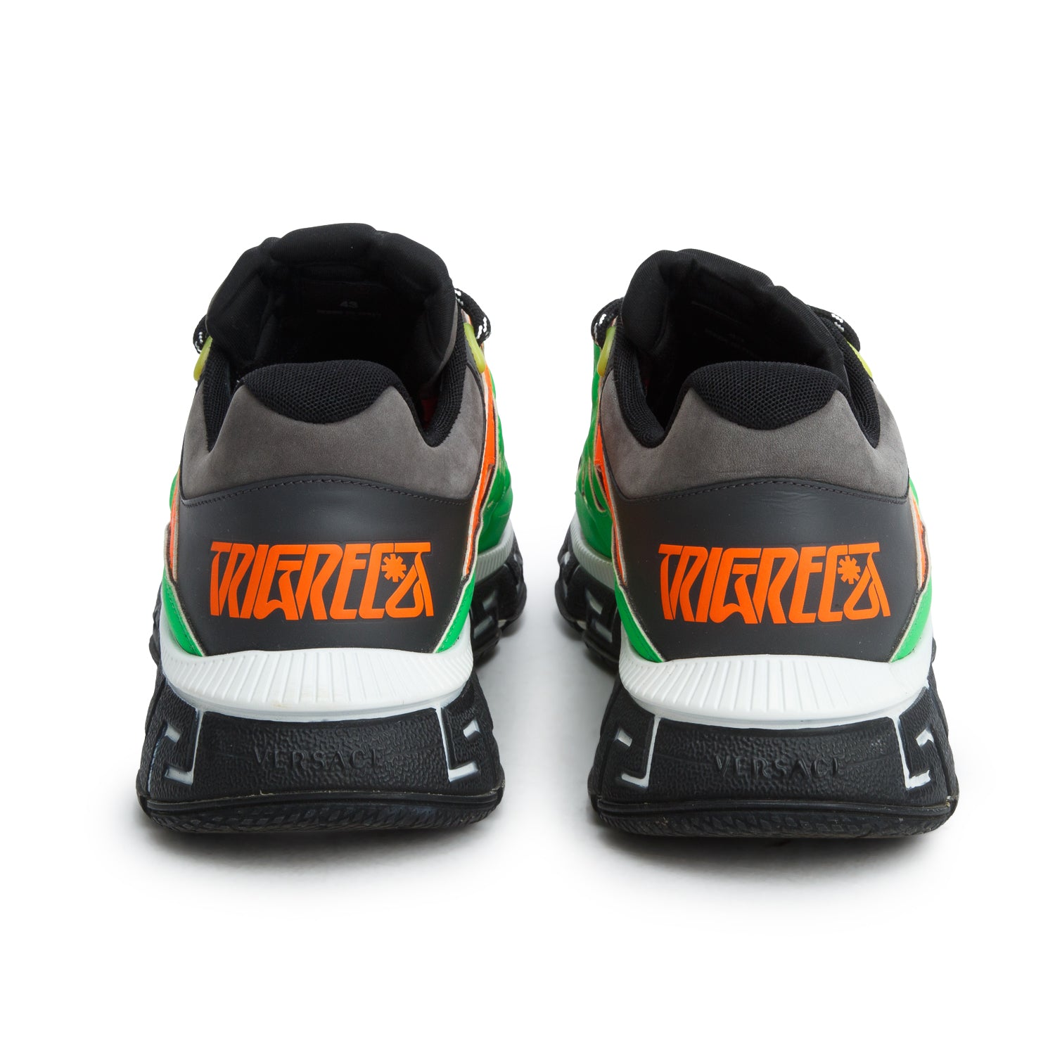 Versace Multicolor Trigeca Low Top Sneakers, Men's Size 43