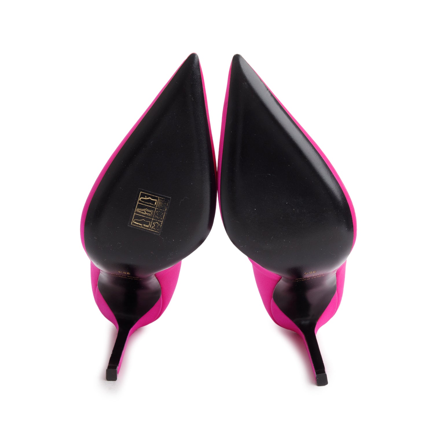 Tom Ford Pink Satin Betty Pumps, Size 35.5