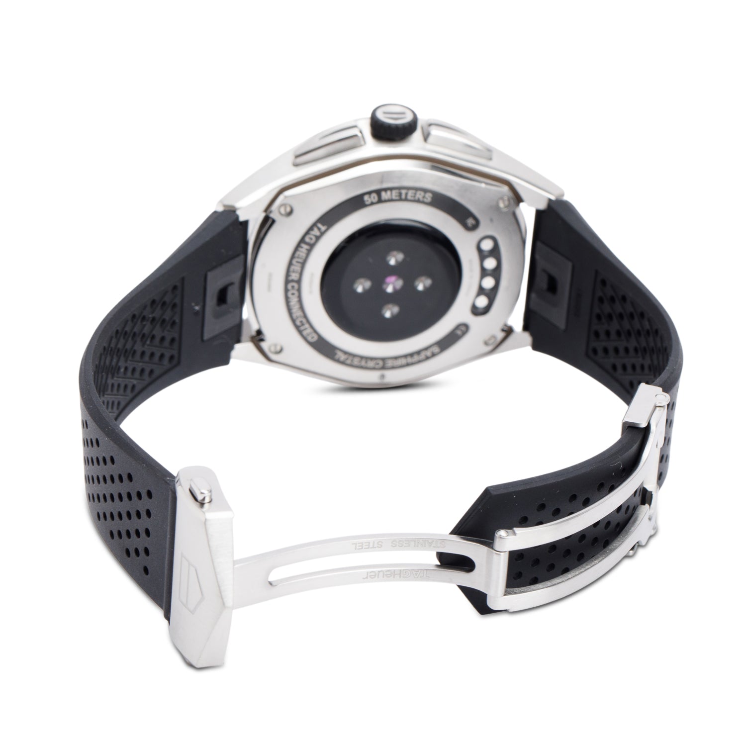 Tag Heuer 2023 Stainless Steel Connected Calibre E4 45 MM Digital Smart Watch SBR8A  w/ Box, Papers & Charger