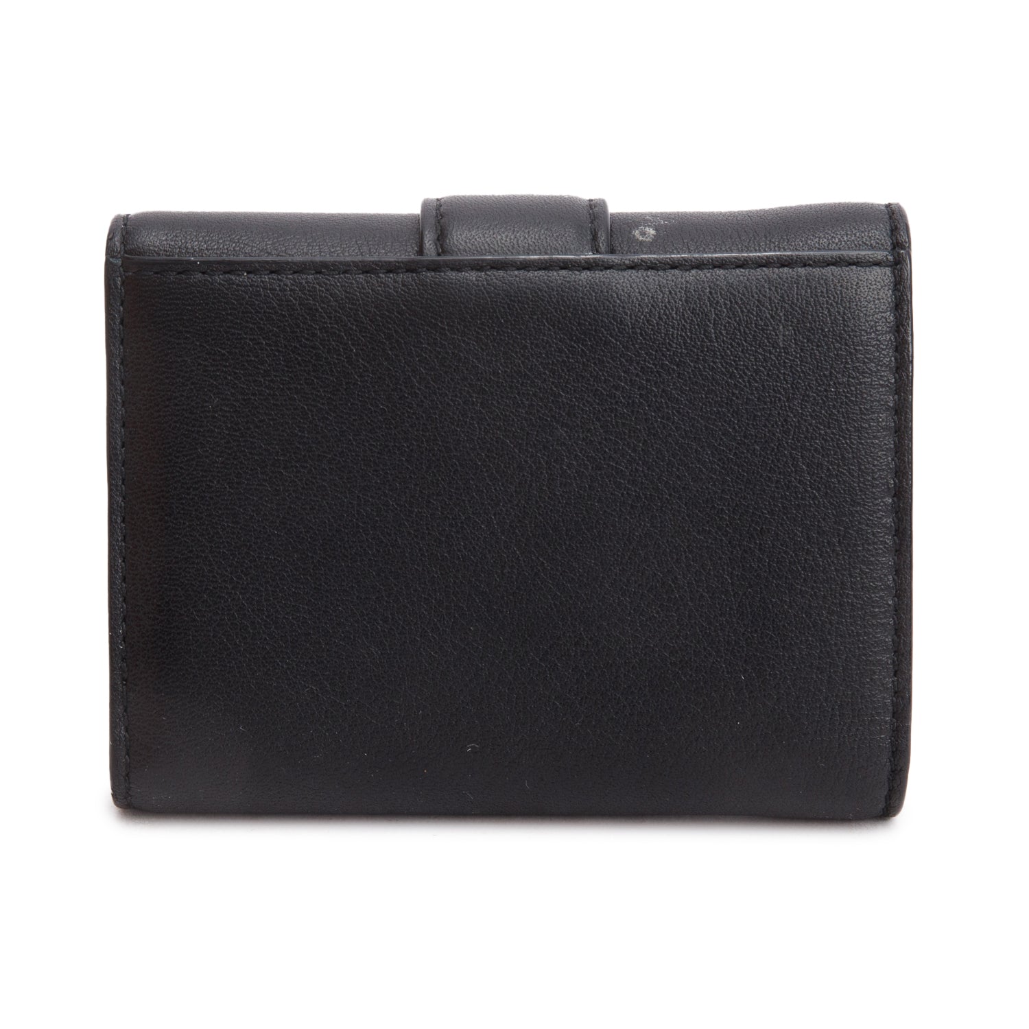 Jimmy Choo Black Calfskin Cheri Cosmos Compact Wallet w/ Box