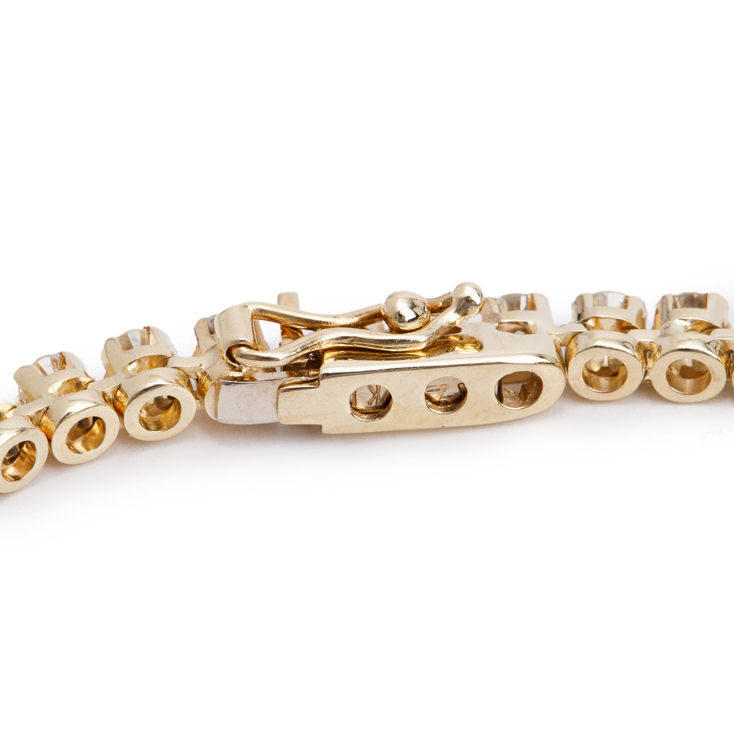 14k Yellow Gold 2.32 tcw. Diamond Tennis Bracelet