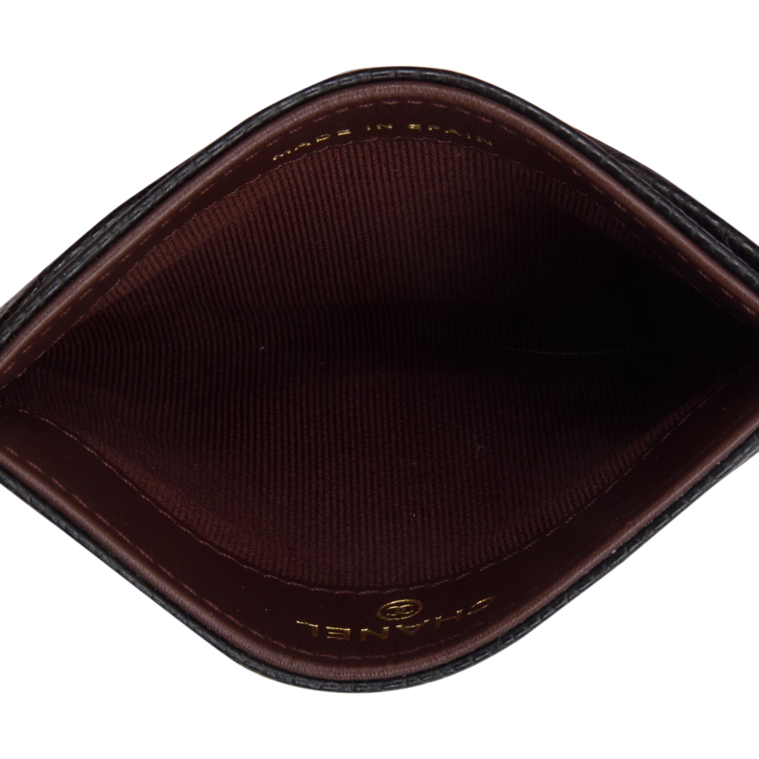 Chanel Black Caviar Leather Classic Card Holder