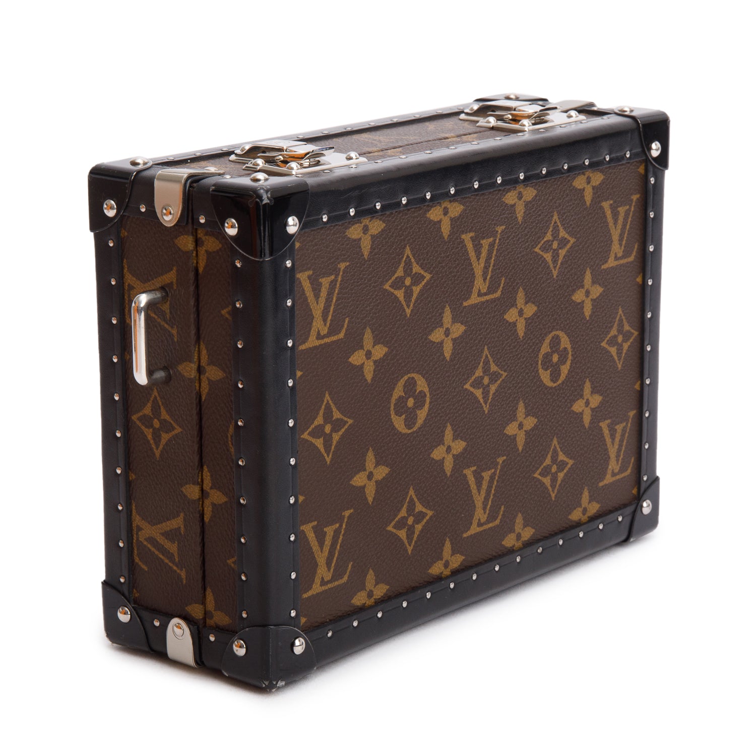 Louis Vuitton 2020 Monogram Macassar Clutch Box w/ Box, Receipt & Strap