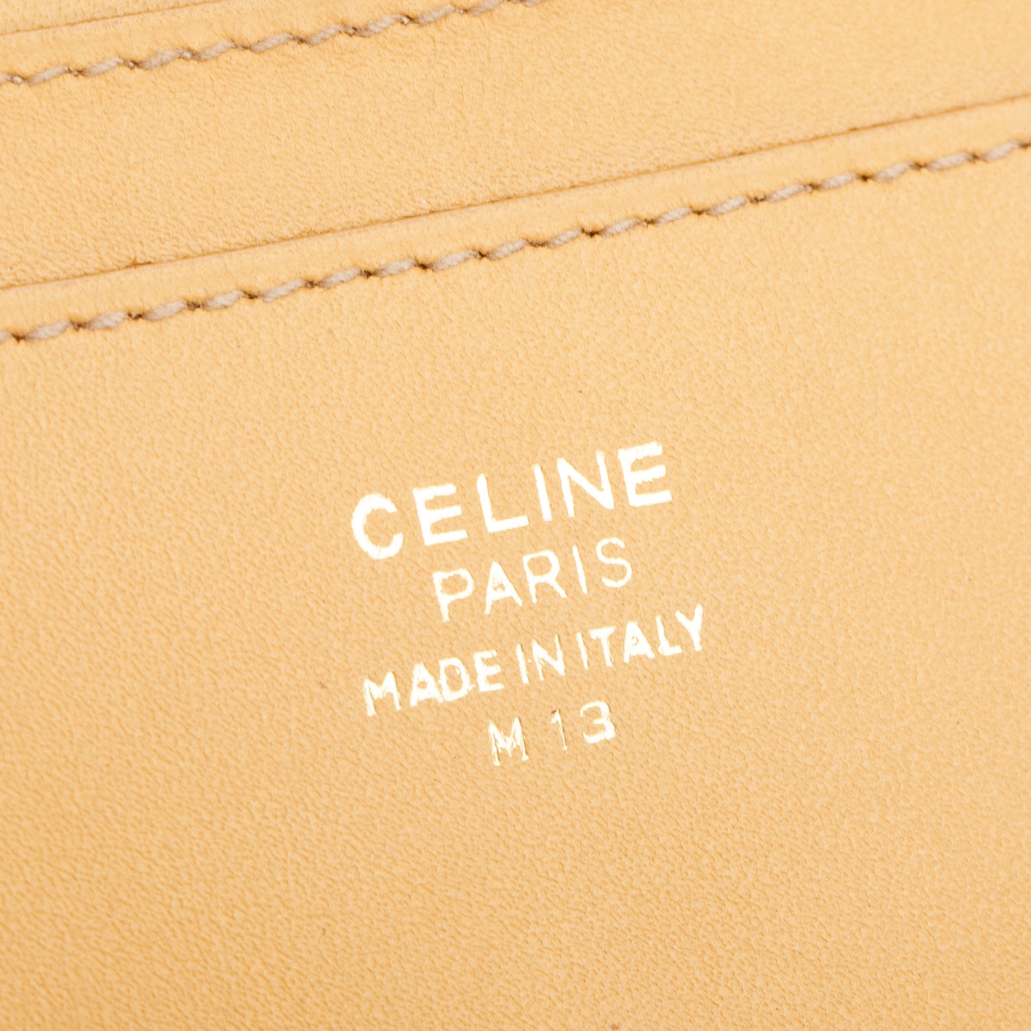 Celine Vintage Brown Triomphe Continental Wallet