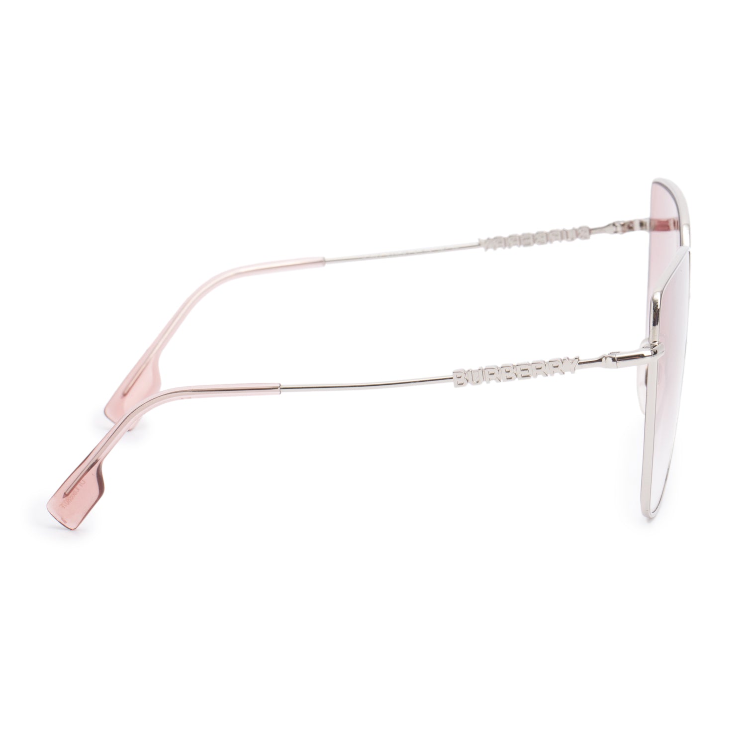 Burberry B 3143 Gold-Tone/Pink Square Daphne Sunglasses w/ Box & Case