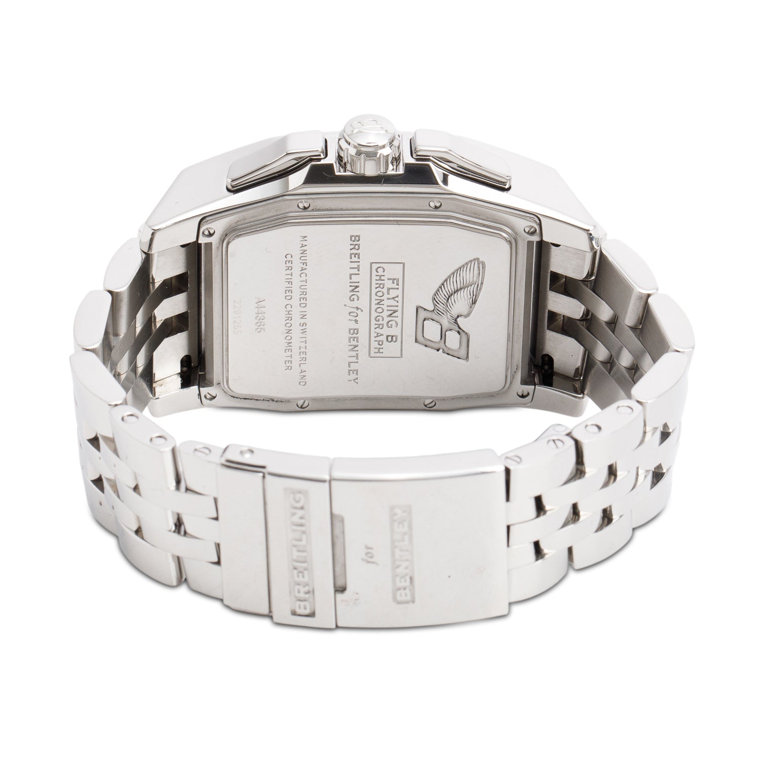 Breitling Stainless Steel Bently Flying B Automatic Chronograph Watch A44365 w/ Box & Papers