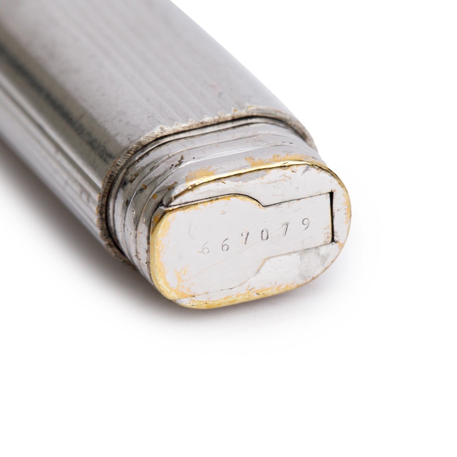 Cartier Palladium Plated Must de Cartier Trinity Ballpoint Pen w/ Box