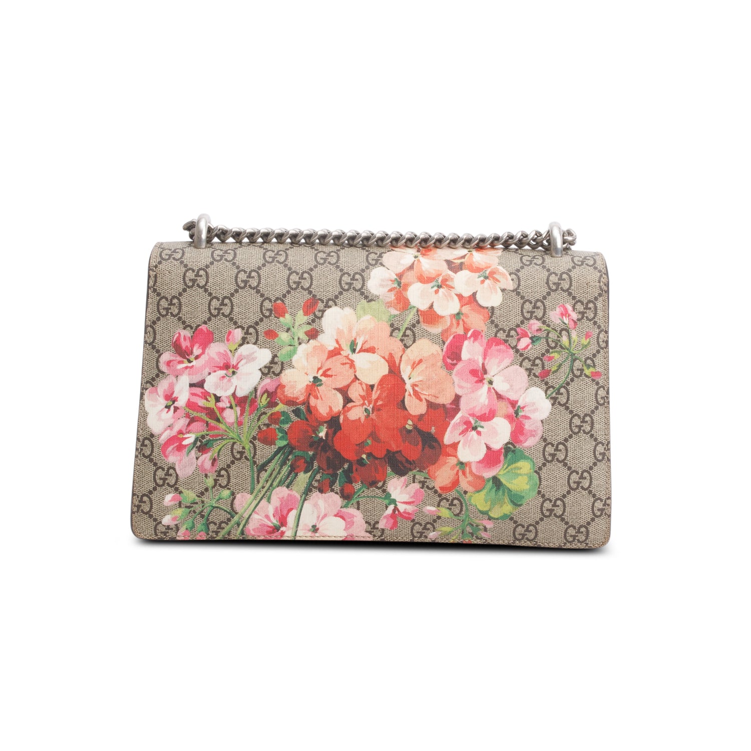 Gucci GG Supreme Monogram Blooms Small Dionysus Shoulder Bag