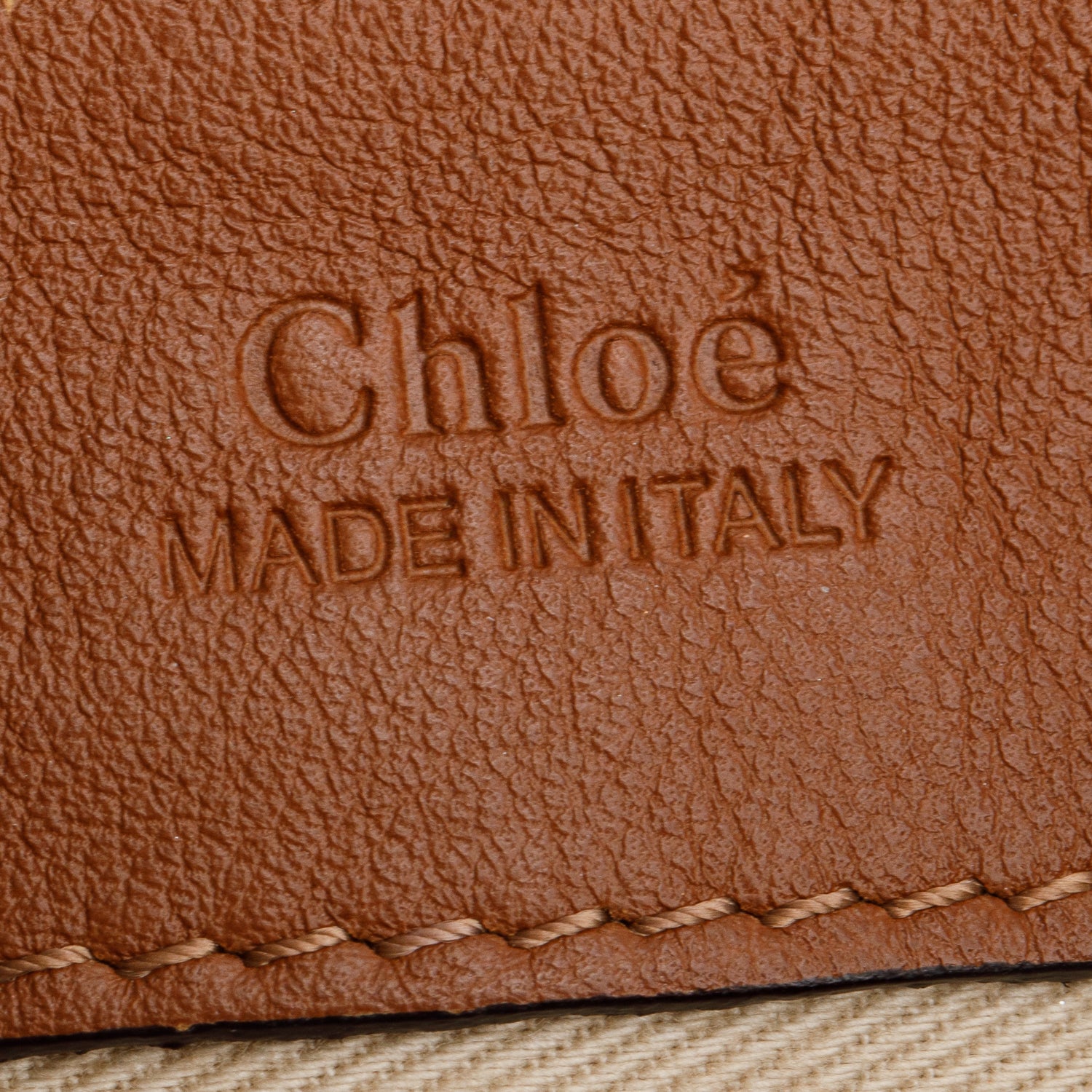 Chloe Brown Calfskin Small Faye Day Shoulder Bag w/ Box & Strap